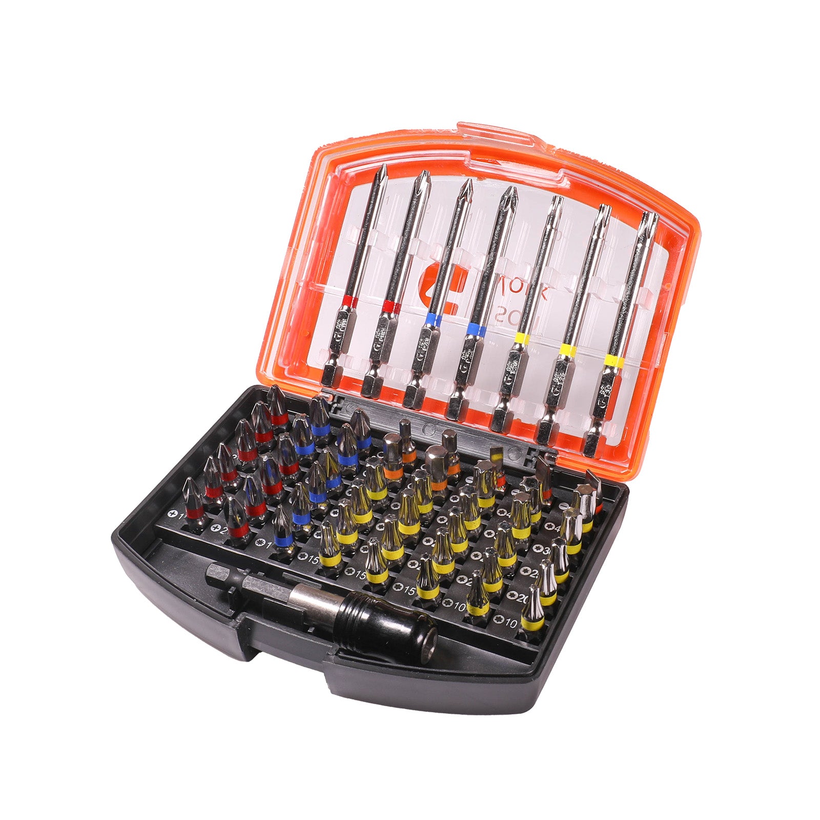 Färgkodad Bitssats 25+75 mm 56 delar