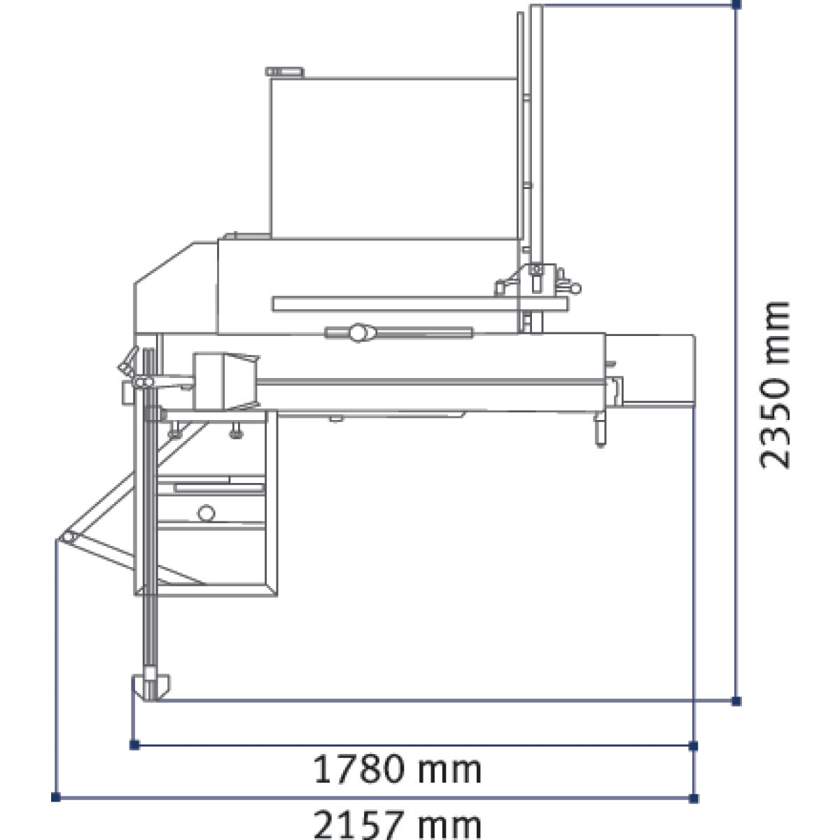 Skjutbordssåg minimax sc 2c with scoring unit | Holzkraft