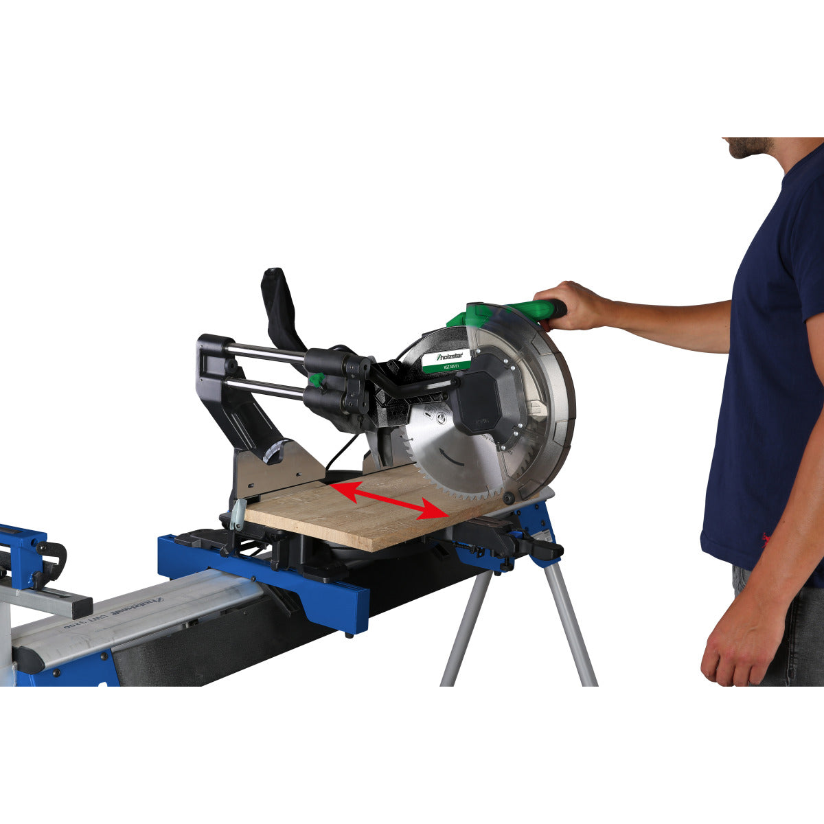 Kap- och geringssåg 305 mm med dragfunktion – Holzstar KGZ 305 E I