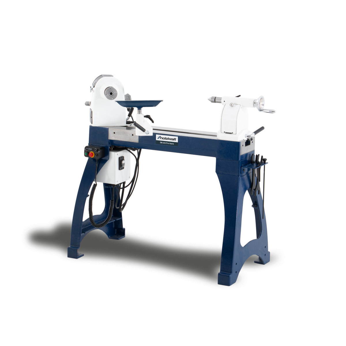 Träsvarv Holzkraft DB 610 Pro Vario golvstående med roterbart huvudstock