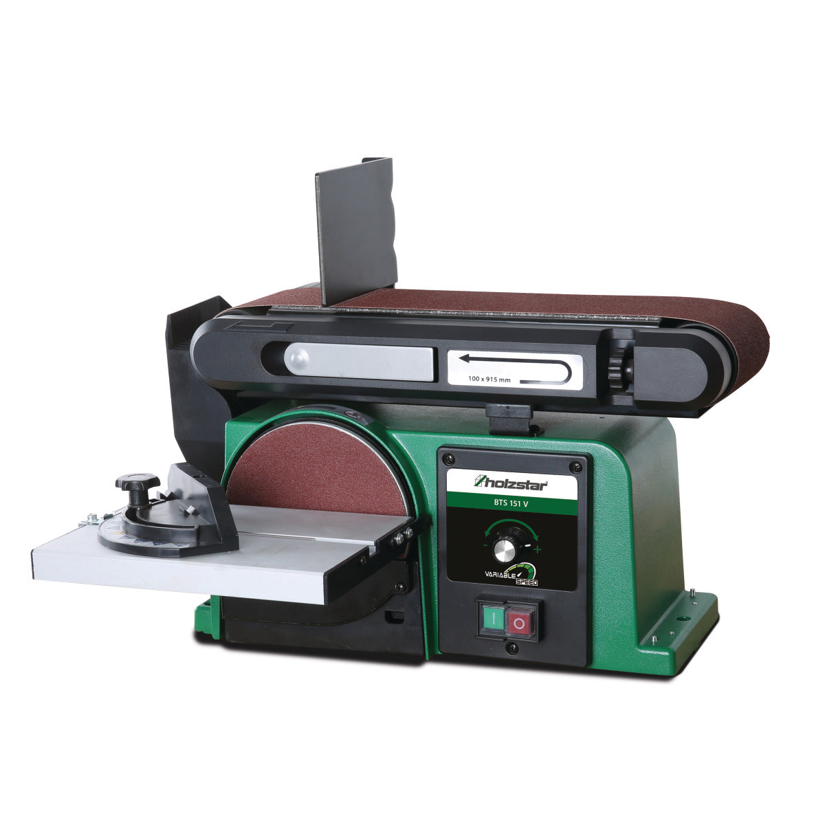 Bandslip och skivslip BTS 151 V – Variabel hastighet för precisionsslipning