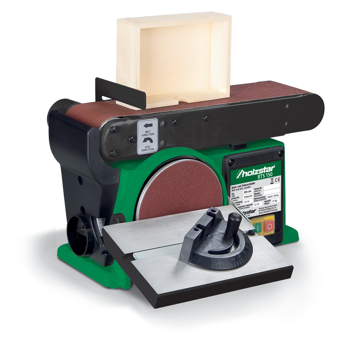 Bandslip och skivslip BTS 150 – Kompakt kombislip för trä och verkstad