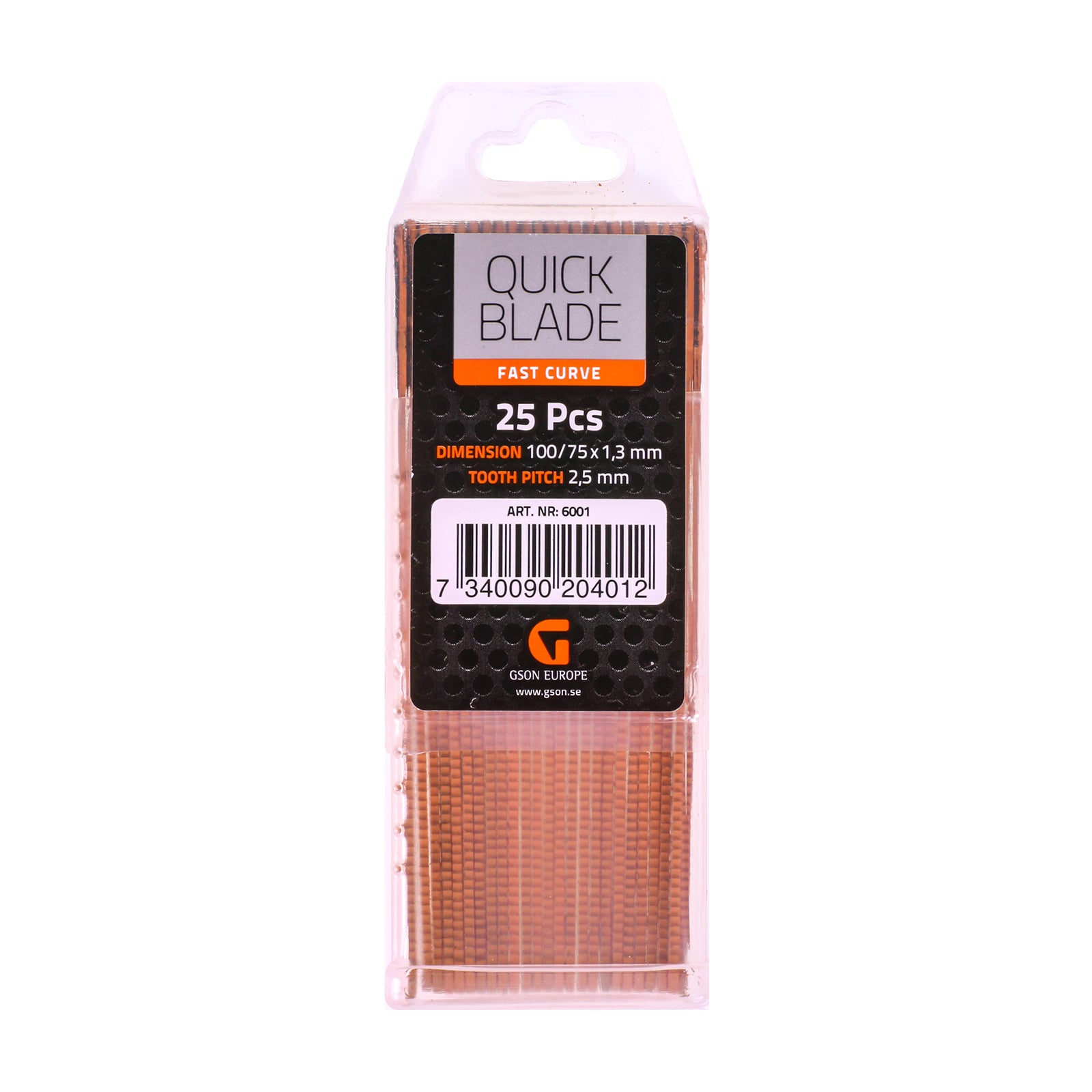 Sticksågsblad snabbsågning kurva 25 st | GSON