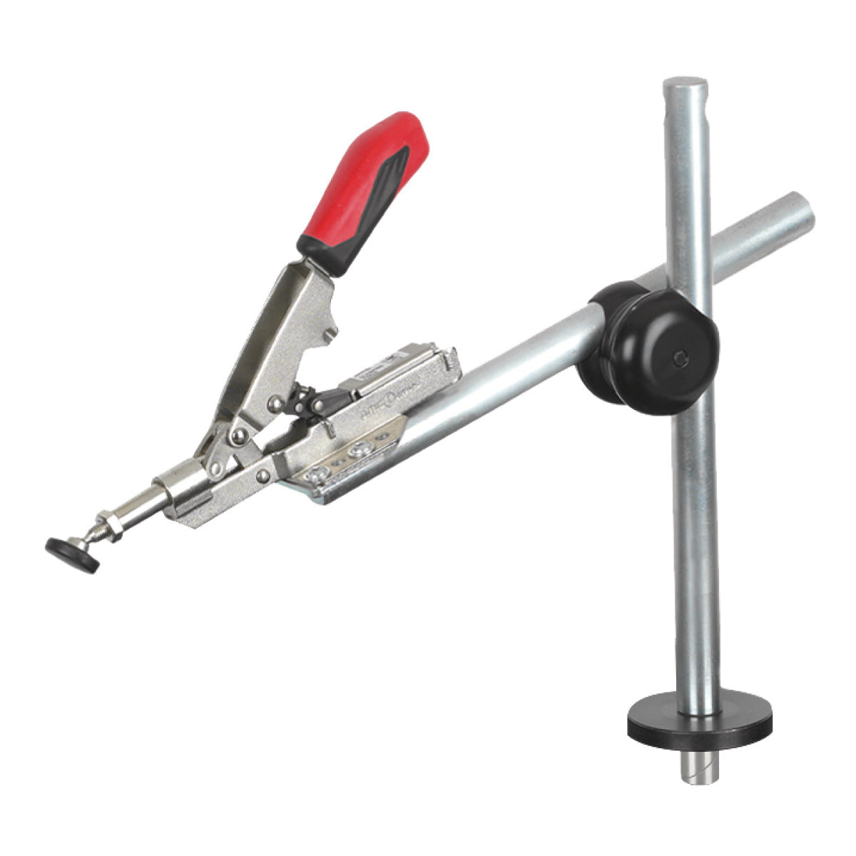 Horisontell klämma på stativ med klämskruv för kopplingsplatta Ø 20 mm | Unicraft