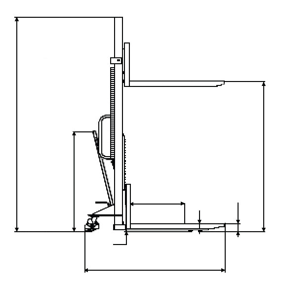 Manuell staplare 1000 kg – GHHW 1000