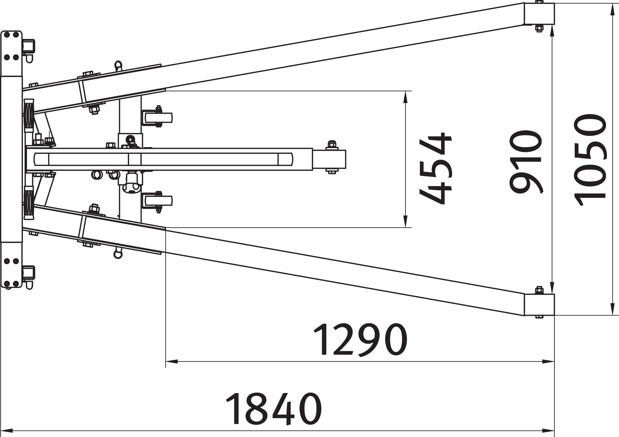 Verkstadskran WK 2002 LP