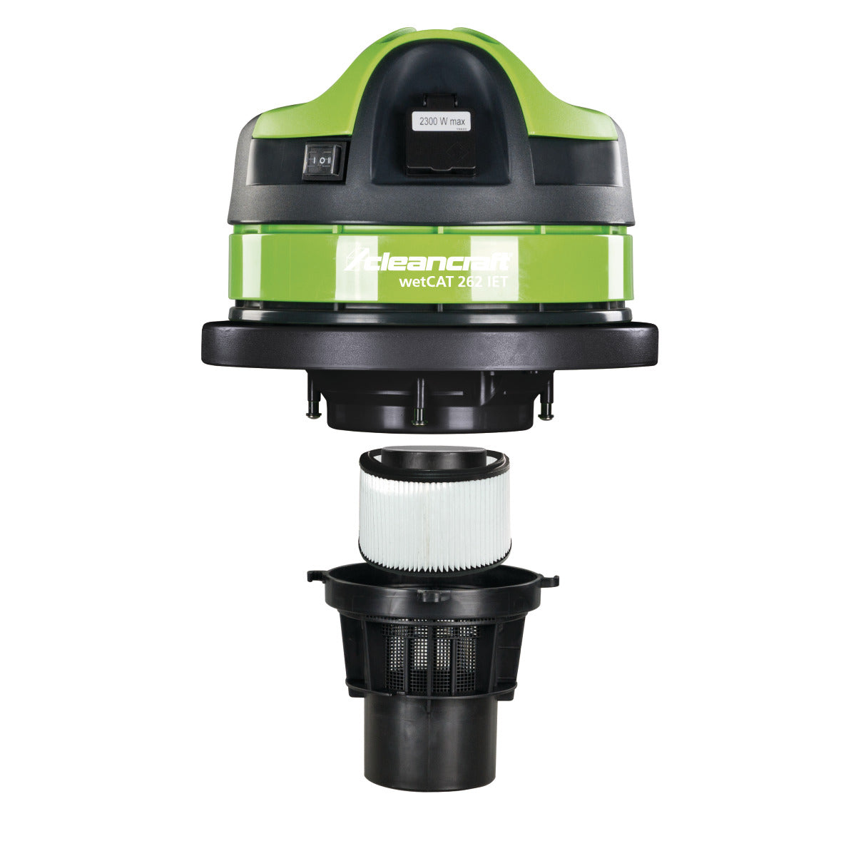 Cleancraft wetCAT 262 IET – Kraftfull våt-/torrdammsugare med tippchassi