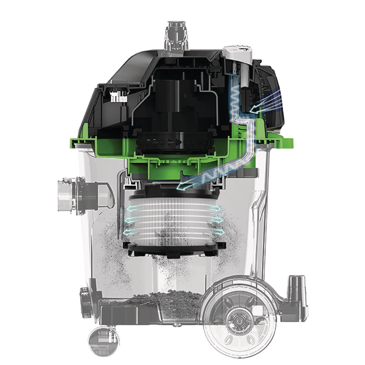 Våt-/torrdammsugare wetCAT 120 RH | Cleancraft