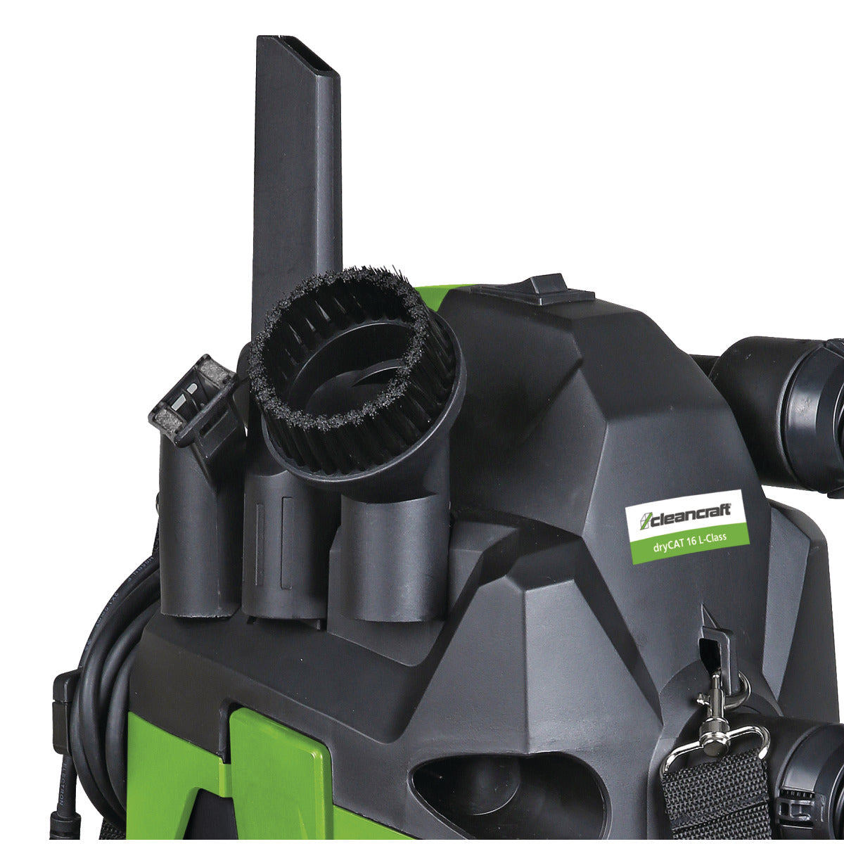 Cleancraft dryCAT 16 L-Class – Smidig och lätt industridammsugare med bärrem och blås­funktion