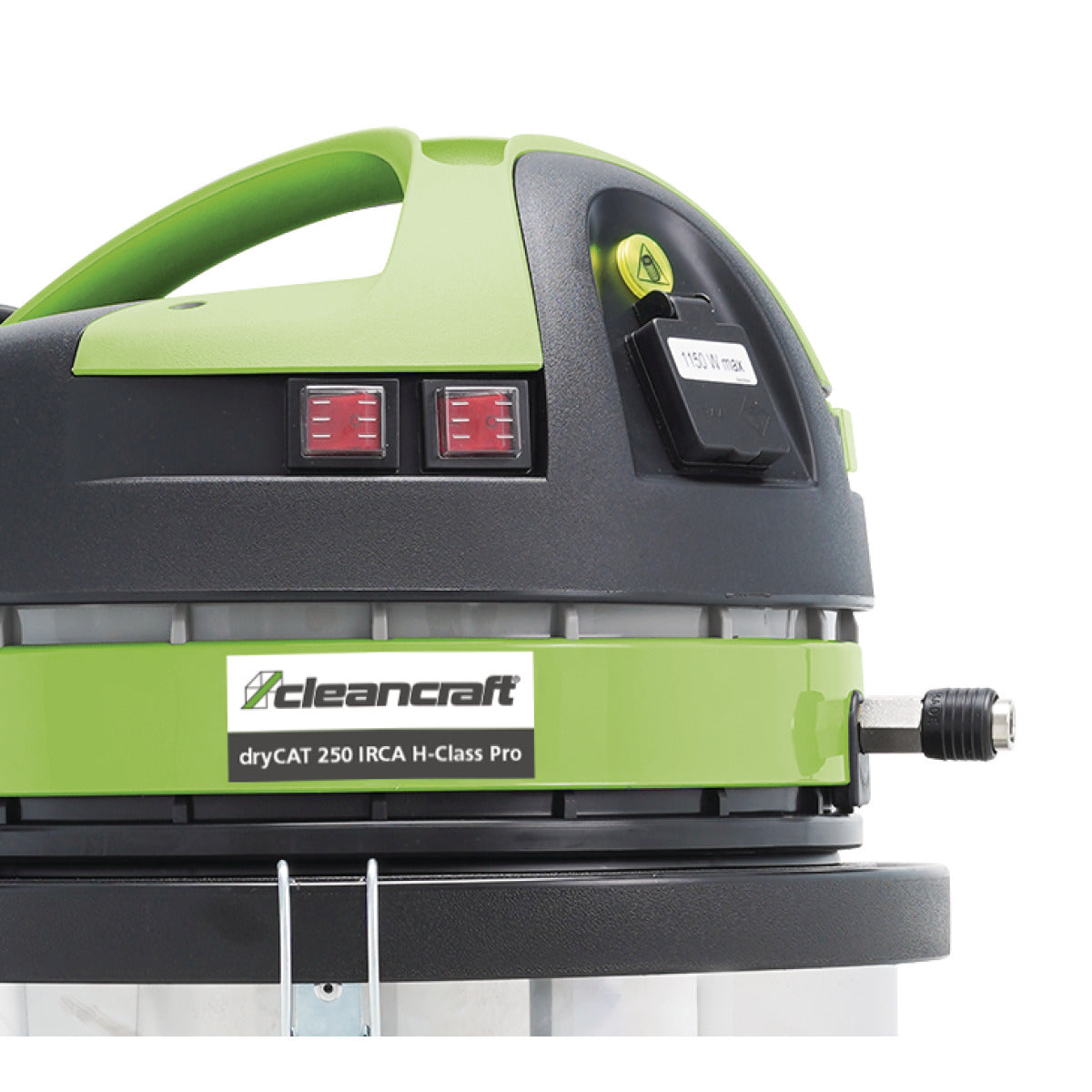 Cleancraft dryCAT 250 IRCA H-Class Pro – Industridammsugare för hälsofarligt och giftigt damm (H-klass)