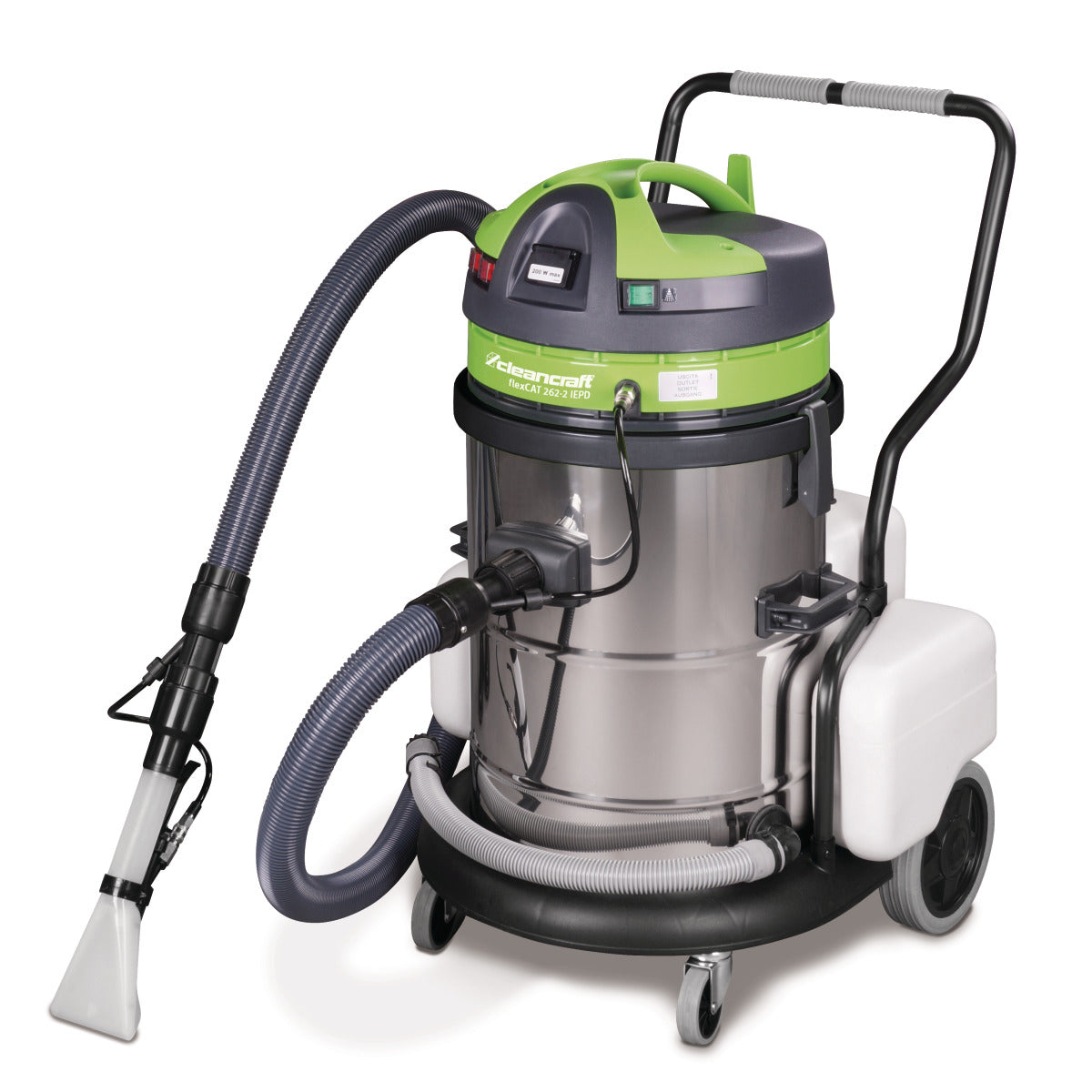 Cleancraft flexCAT 262-2 IEPD – Professionell textilrengörare 62 L