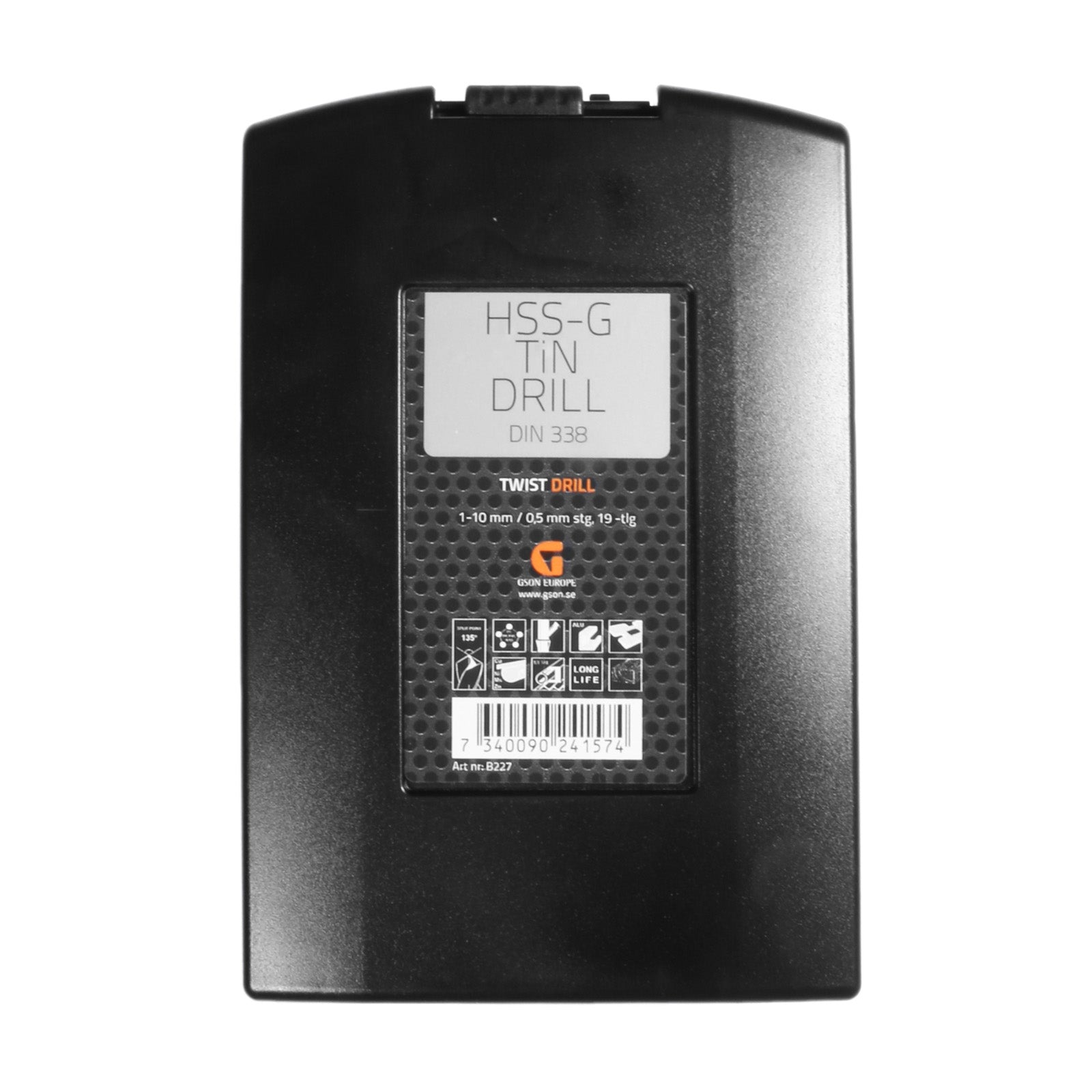 HSS-G TiN Borrsats 1–10 mm | GSON