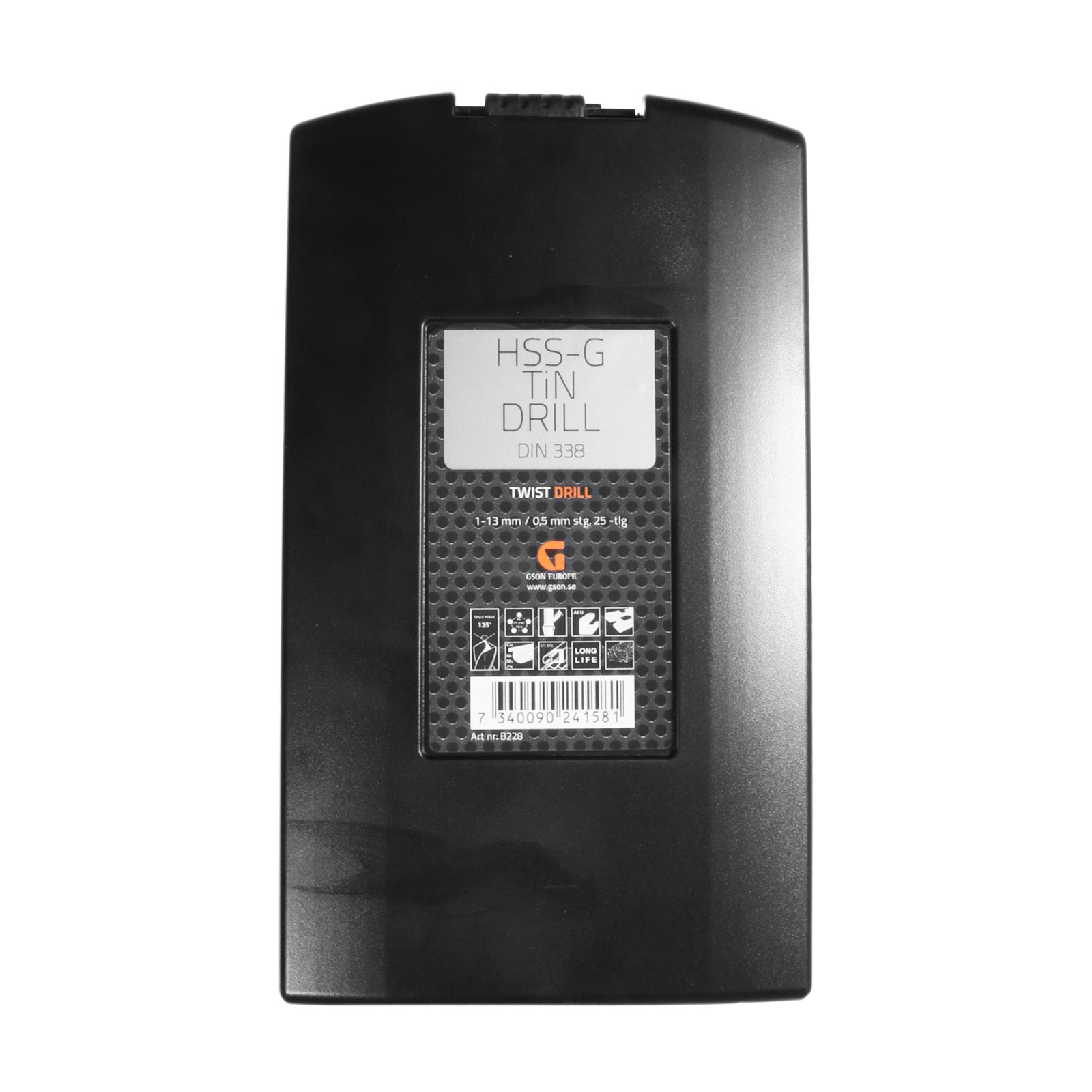 HSS-G TiN Borrsats 1–13 mm | GSON