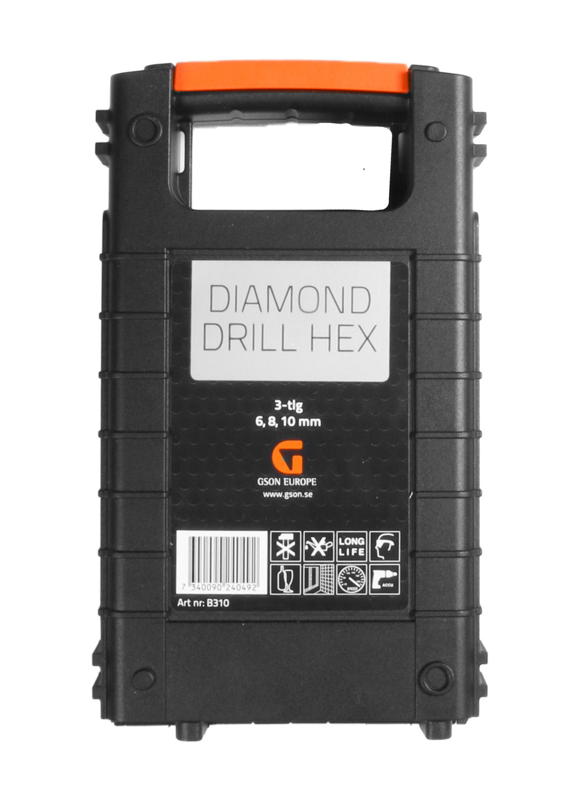 Diamantborr Hex 6/8/10 mm | GSON