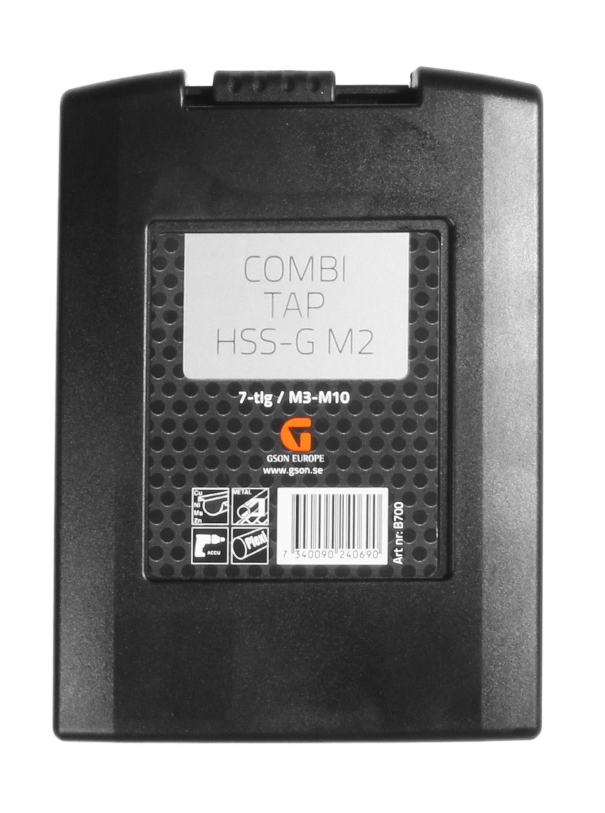 Kombinerad Gängtappsats 7 delar M3–M10 | GSON