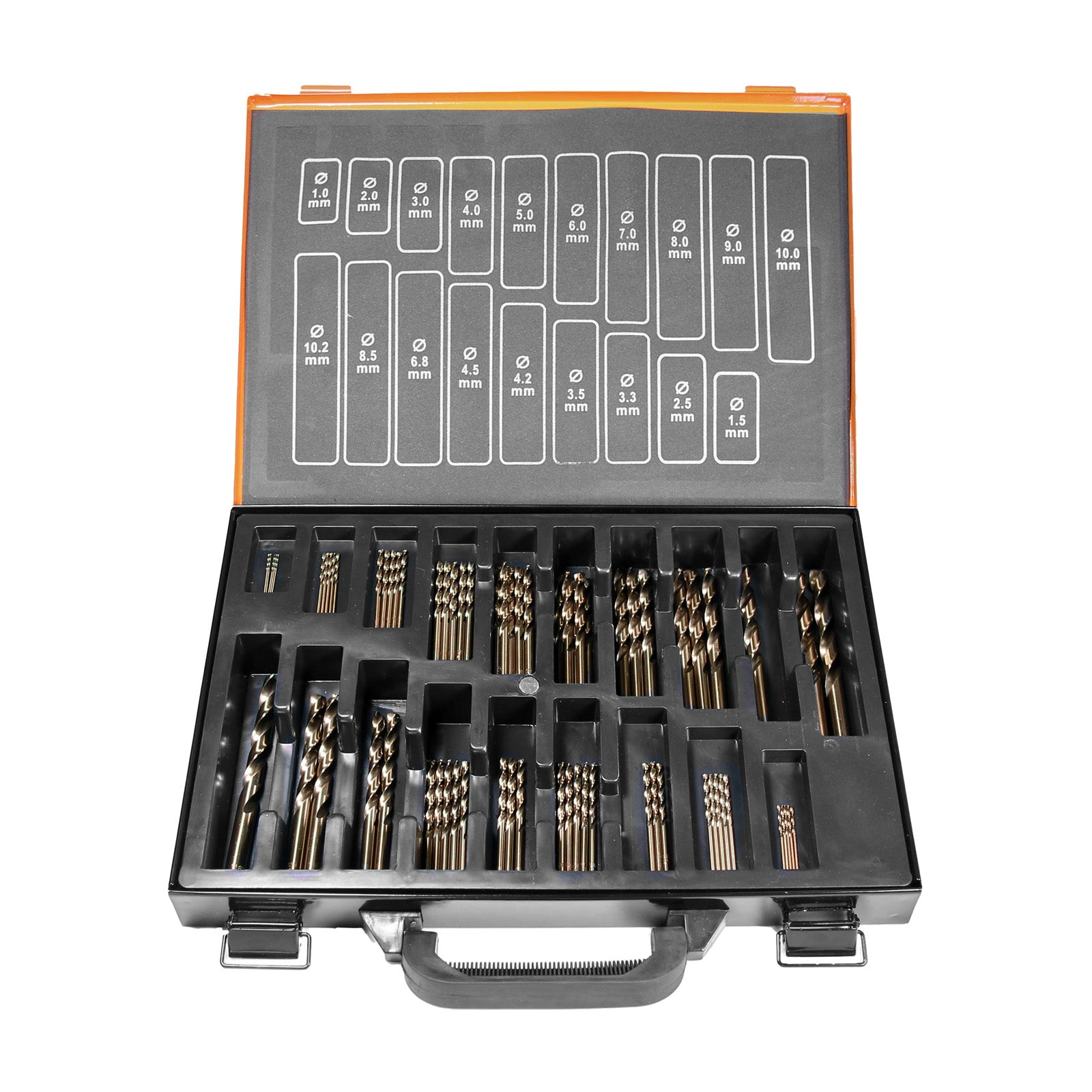 HSS-G Kobolt 5% Borrsats 1–10,2 mm 70 st