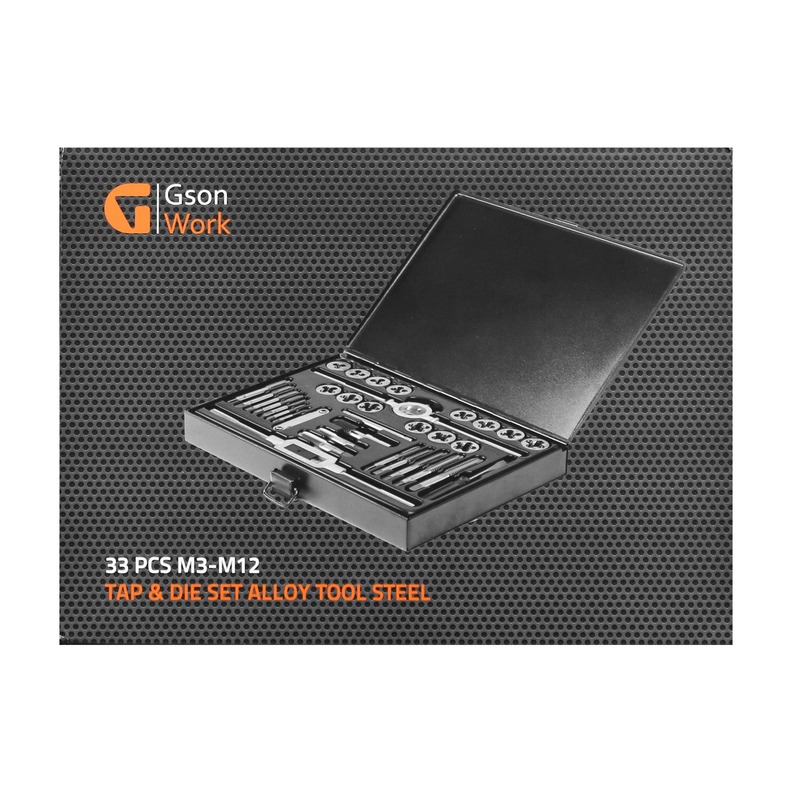 Gängtapp- & Gängsnittsats M3–M12 33 delar | GSON