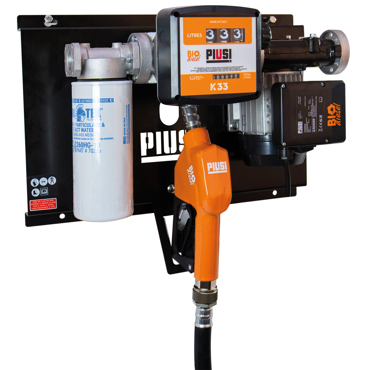 DIESELPUMP 70 L/MIN 230V BIO