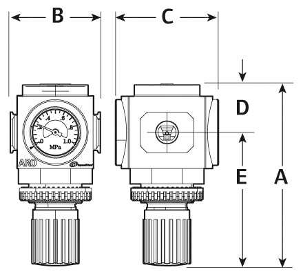 REGULATOR 1/4" TYP R