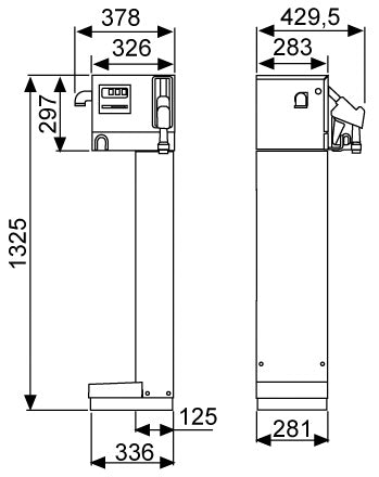STATIV FÖR CUBE 55 - 72