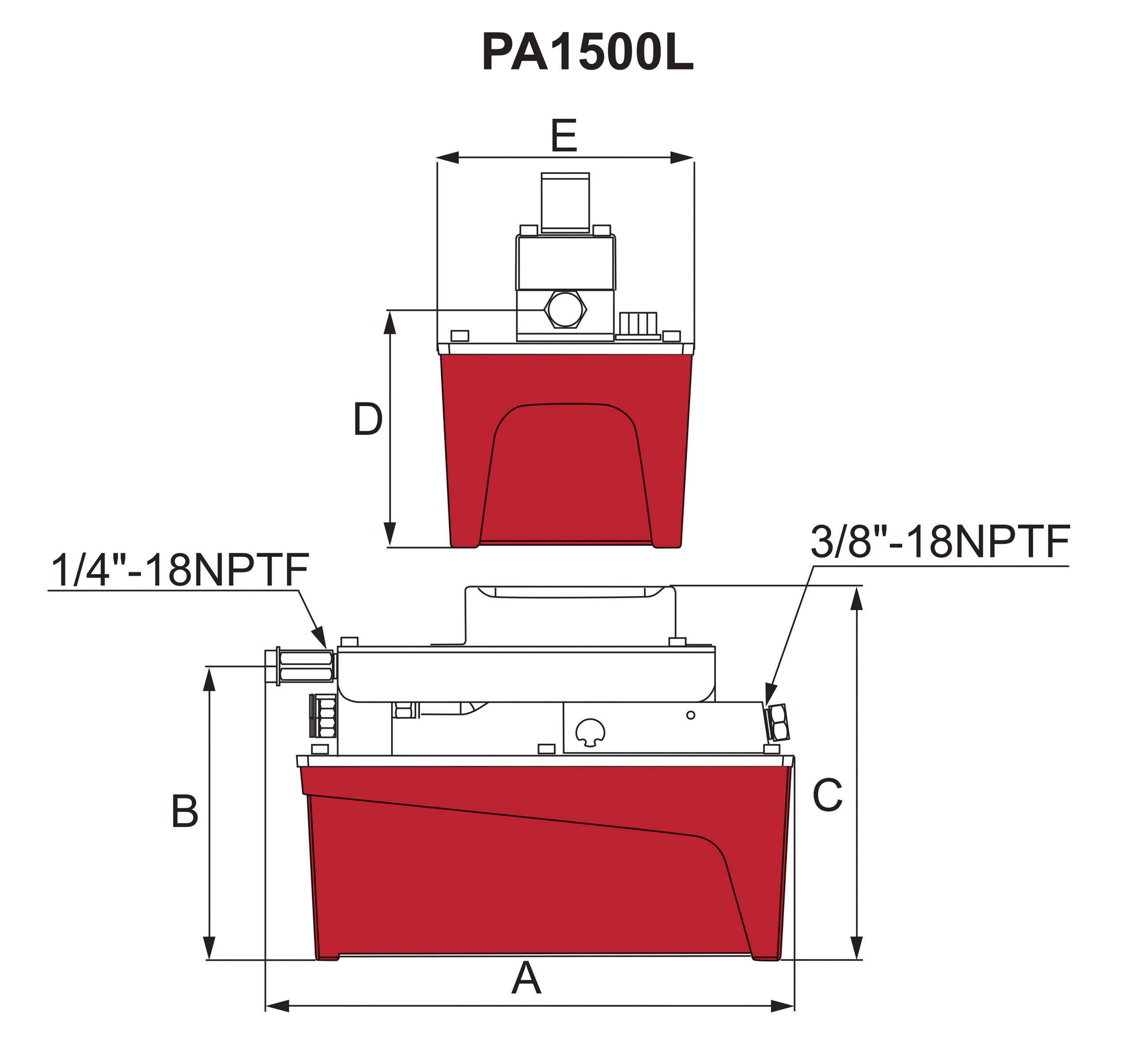 HYDRAULPUMP LUFTDRIV. 1500 cm³
