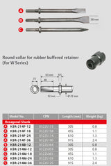 Ingersoll Rand Mejsel H3R-214F-36 – sexkantig 15 mm