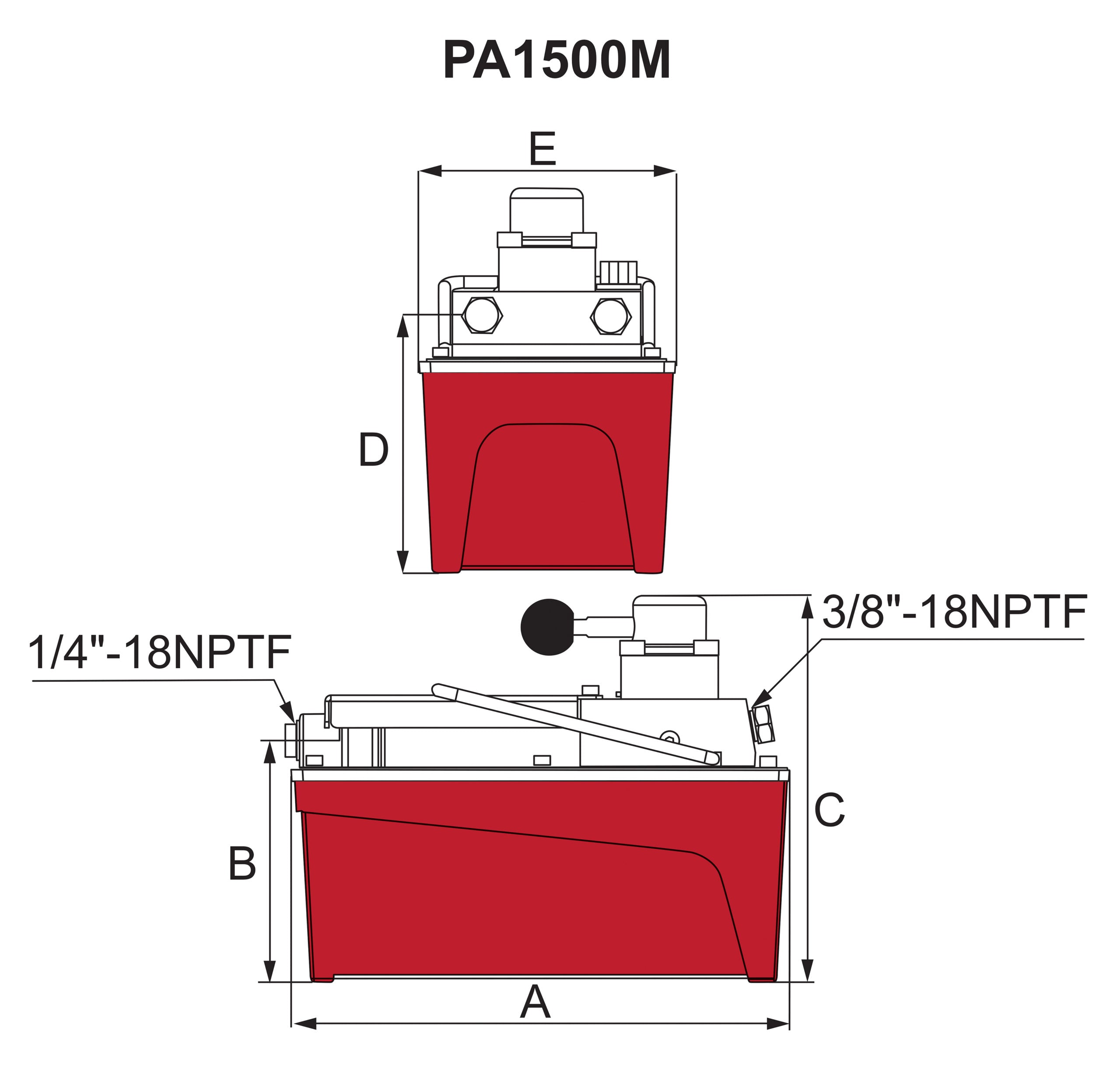 HYDRAULPUMP LUFTDRIV. 1500 cm³