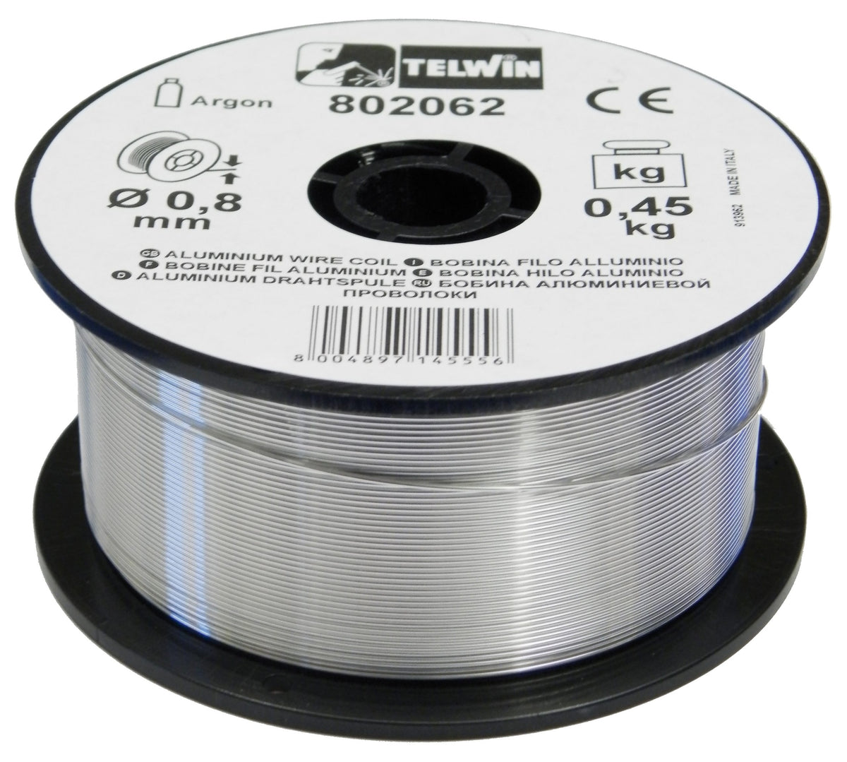 SVETSTRÅD ALU 0,8 MM 0,45 KG