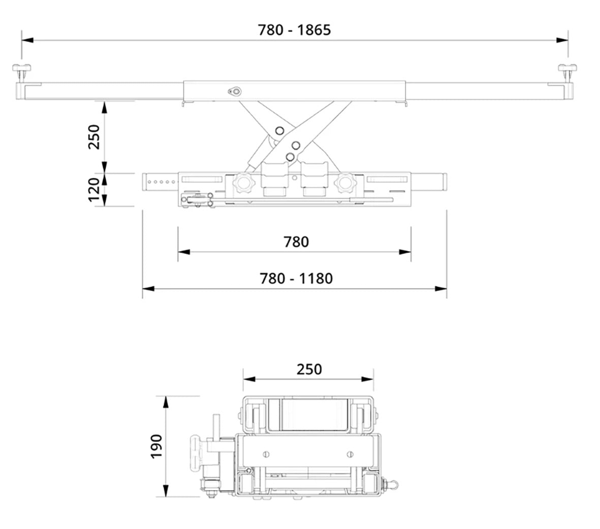 FRIHJULSLYFT SD26L-W