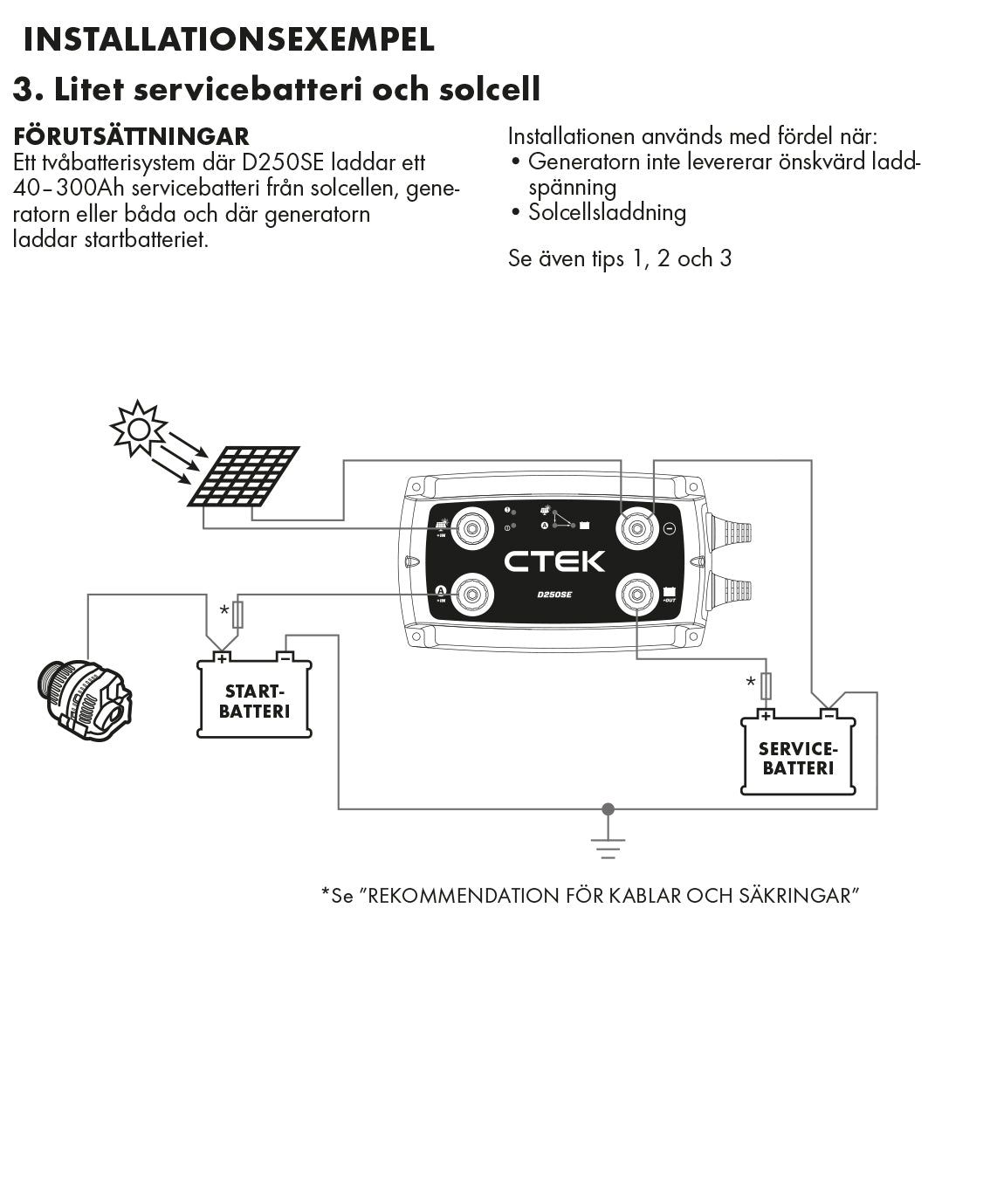 BATTERILADDARE CTEK D250SE