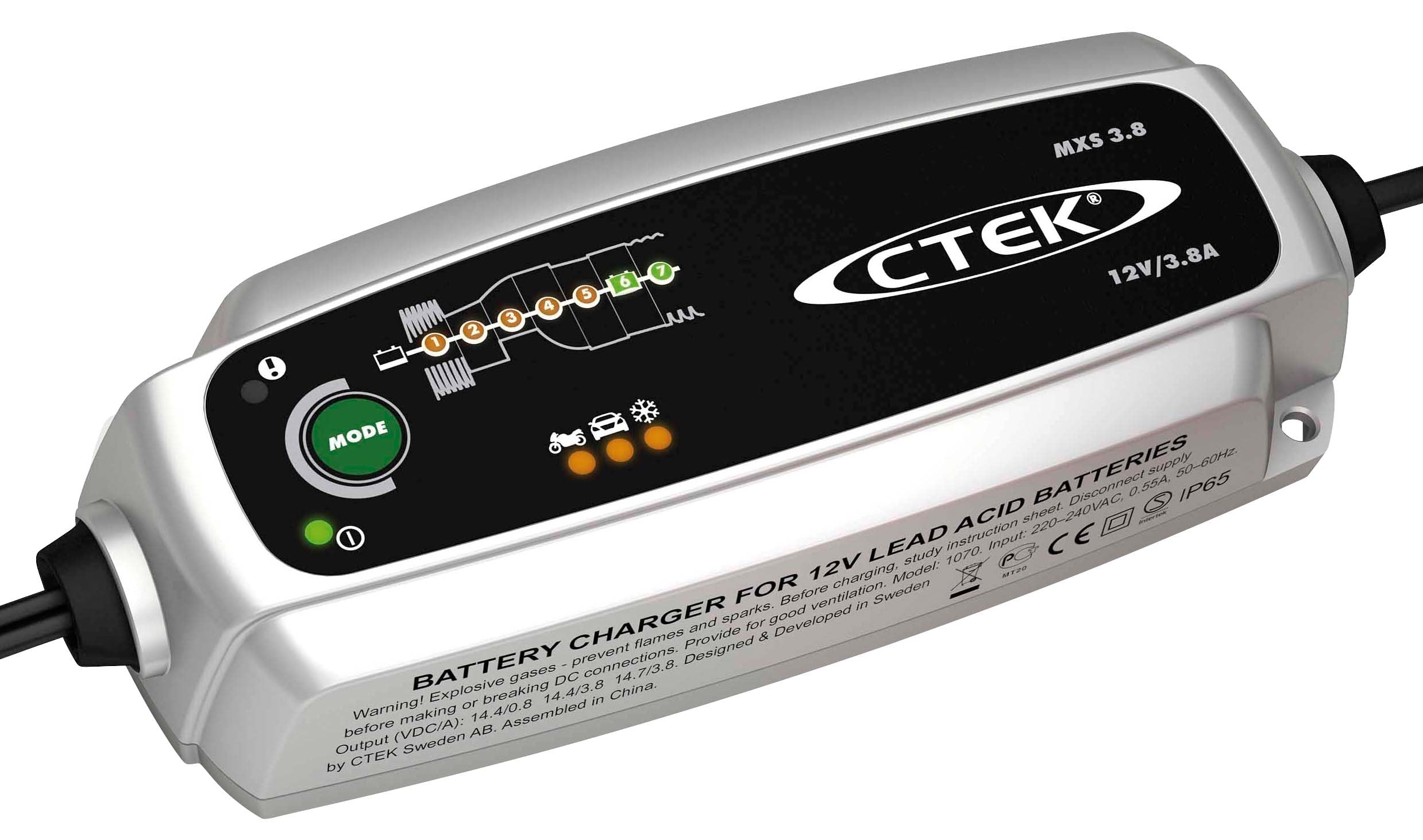 BATTERILADDARE CTEK MXS 3.8