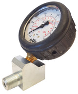 BVA Manometer med hållare, 63 mm 1/4" nedåt 0-1000 bar