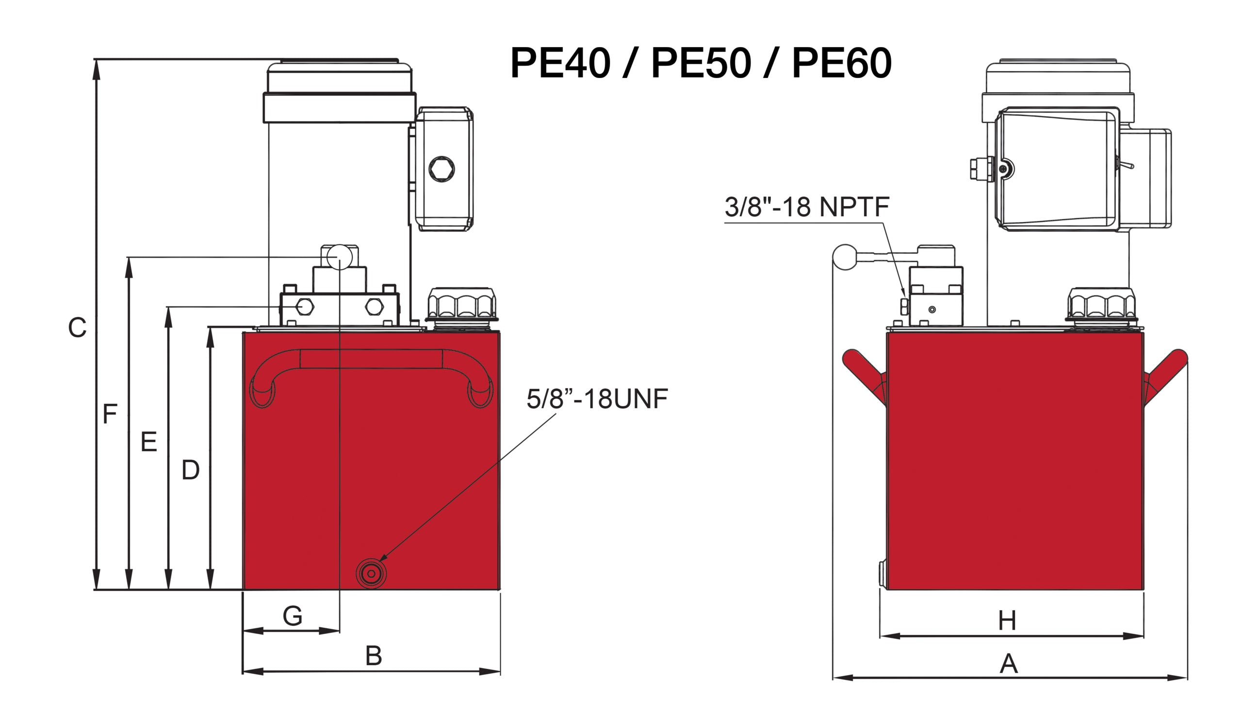 HYDRAULPUMP ELEKTRISK 1 HK