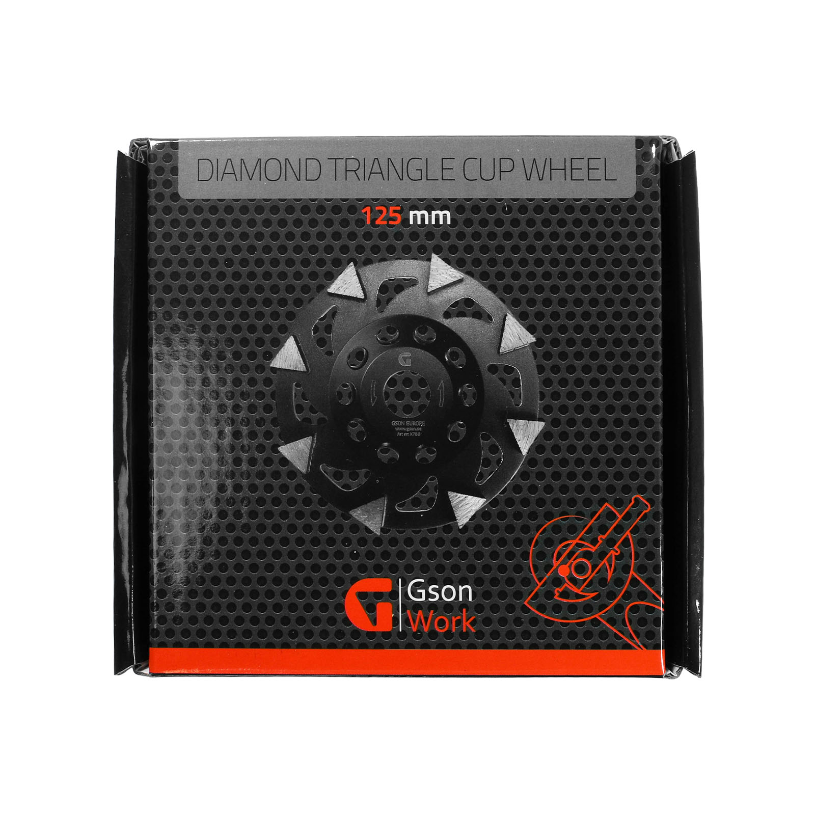 Diamantslipskål Triangel 125 x 50 x 21 x 2223 mm | GSON