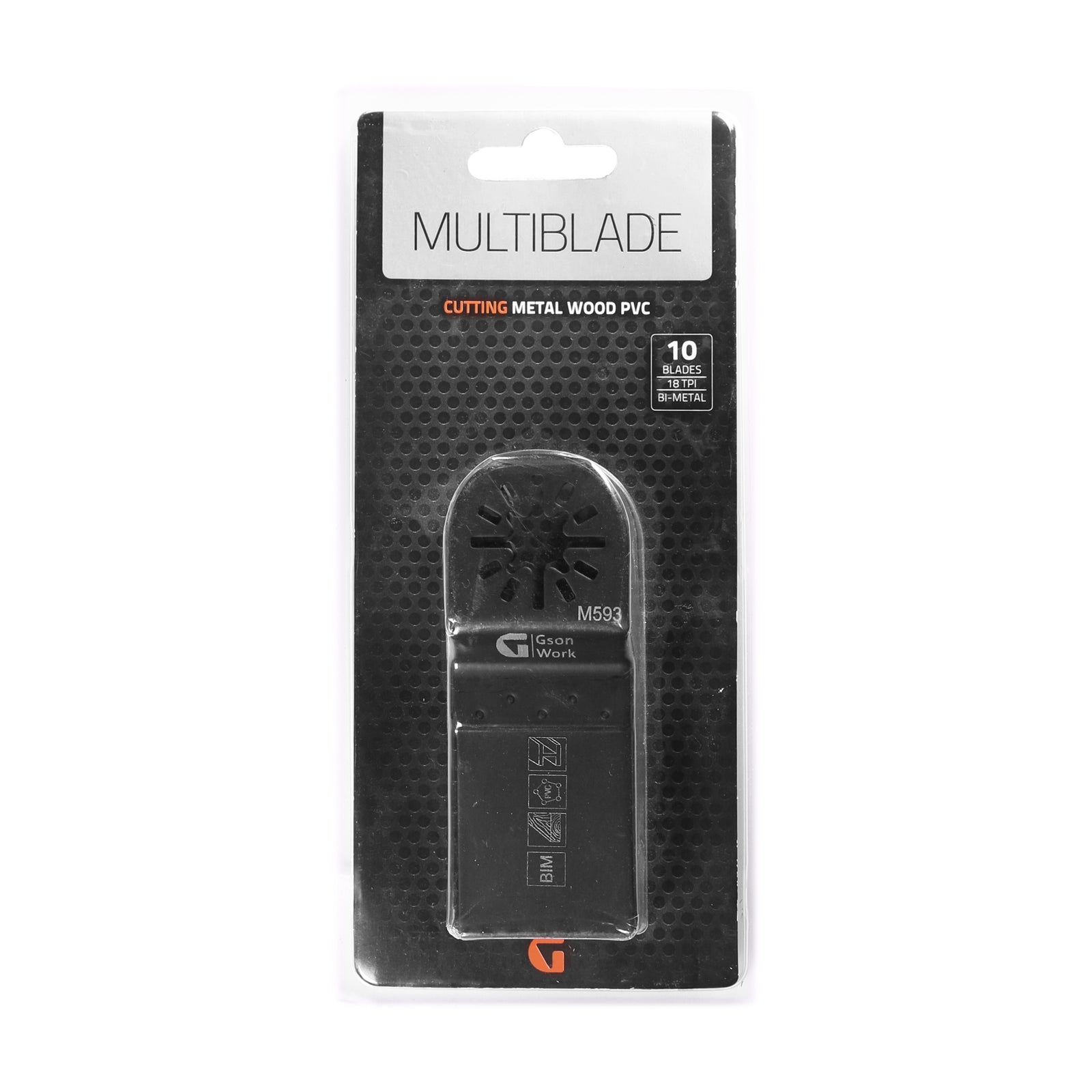 Multiblad Bi-Metall 34 x 40 mm 10 st/förp | GSON