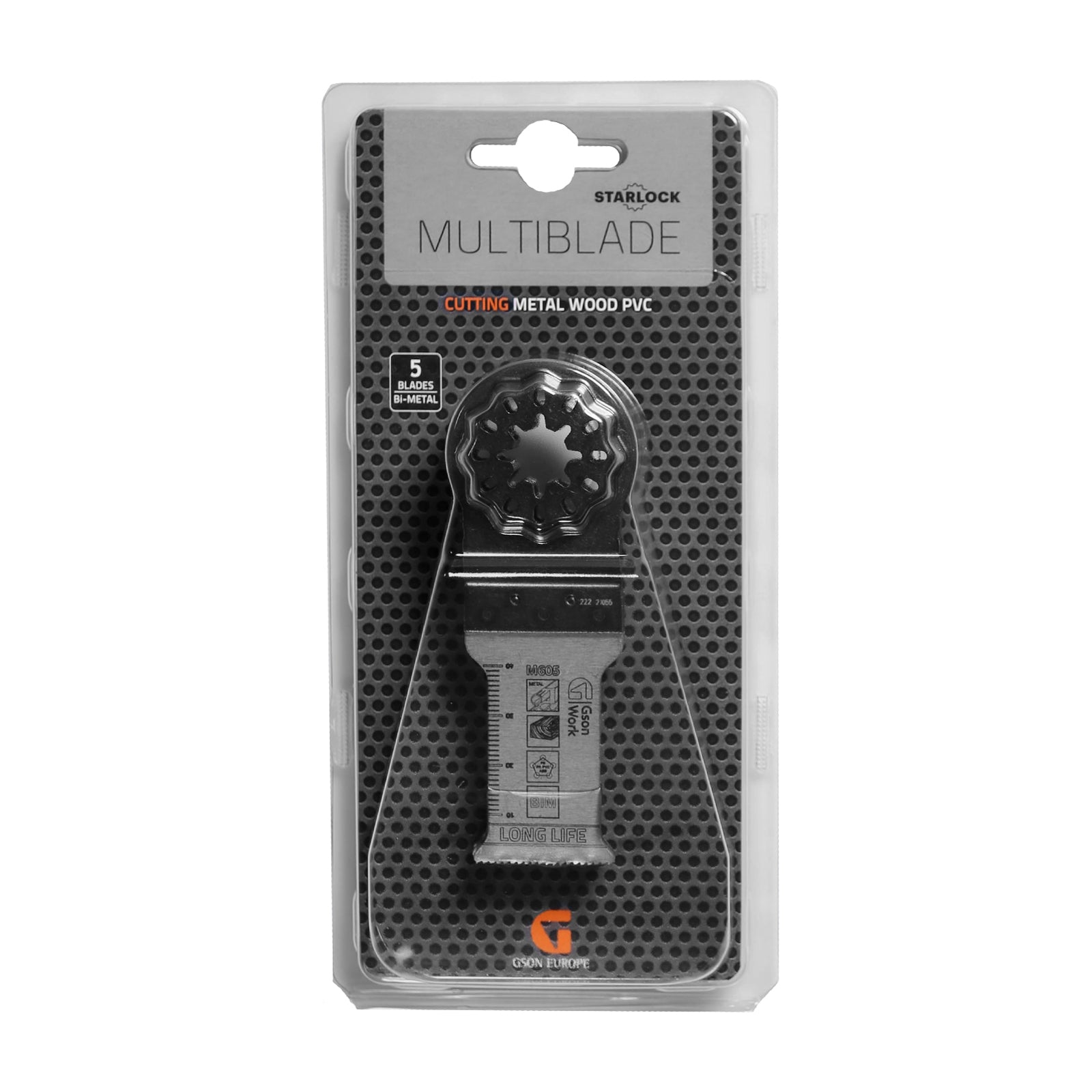 Multisågblad Starlock bi-metall vågig universaltandning 28 × 47 mm, 5 st | GSON