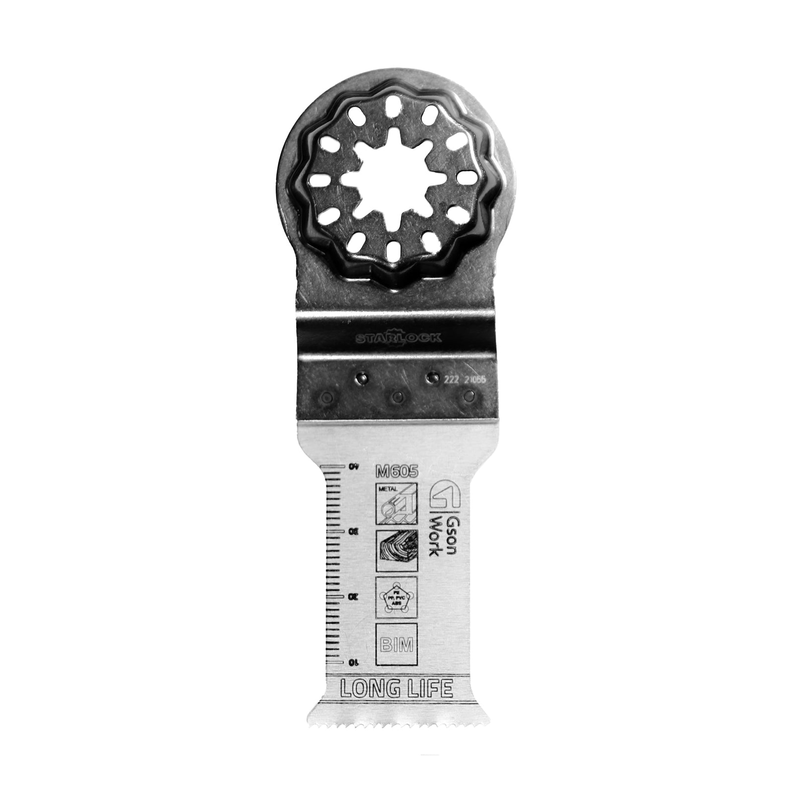 Multisågblad Starlock bi-metall vågig universaltandning 28 × 47 mm