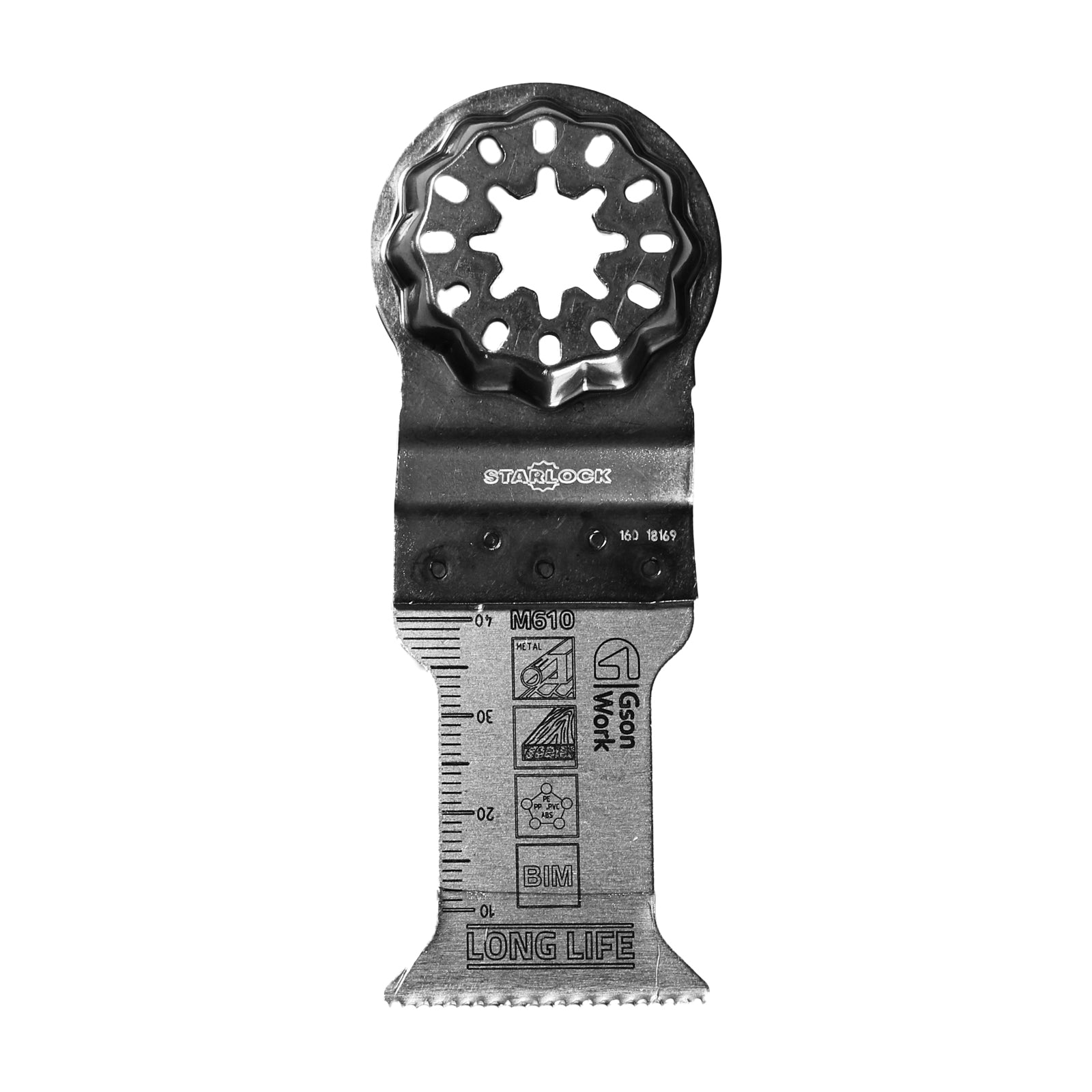 Multisågblad Starlock bi-metall skränkt tandning 35 × 42 mm