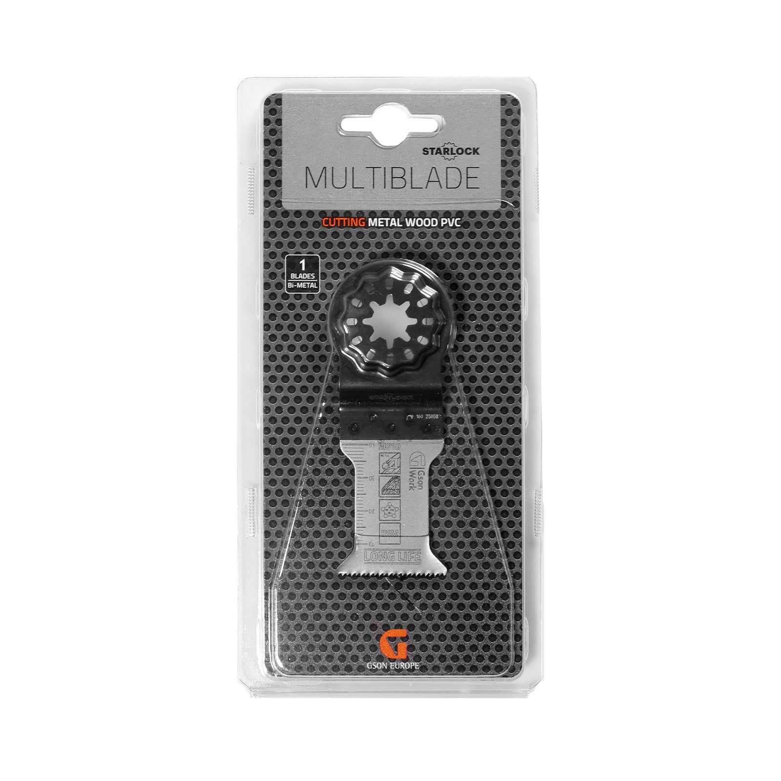 Multisågblad Starlock bi-metall skränkt tandning 35 × 42 mm, 1 st | GSON