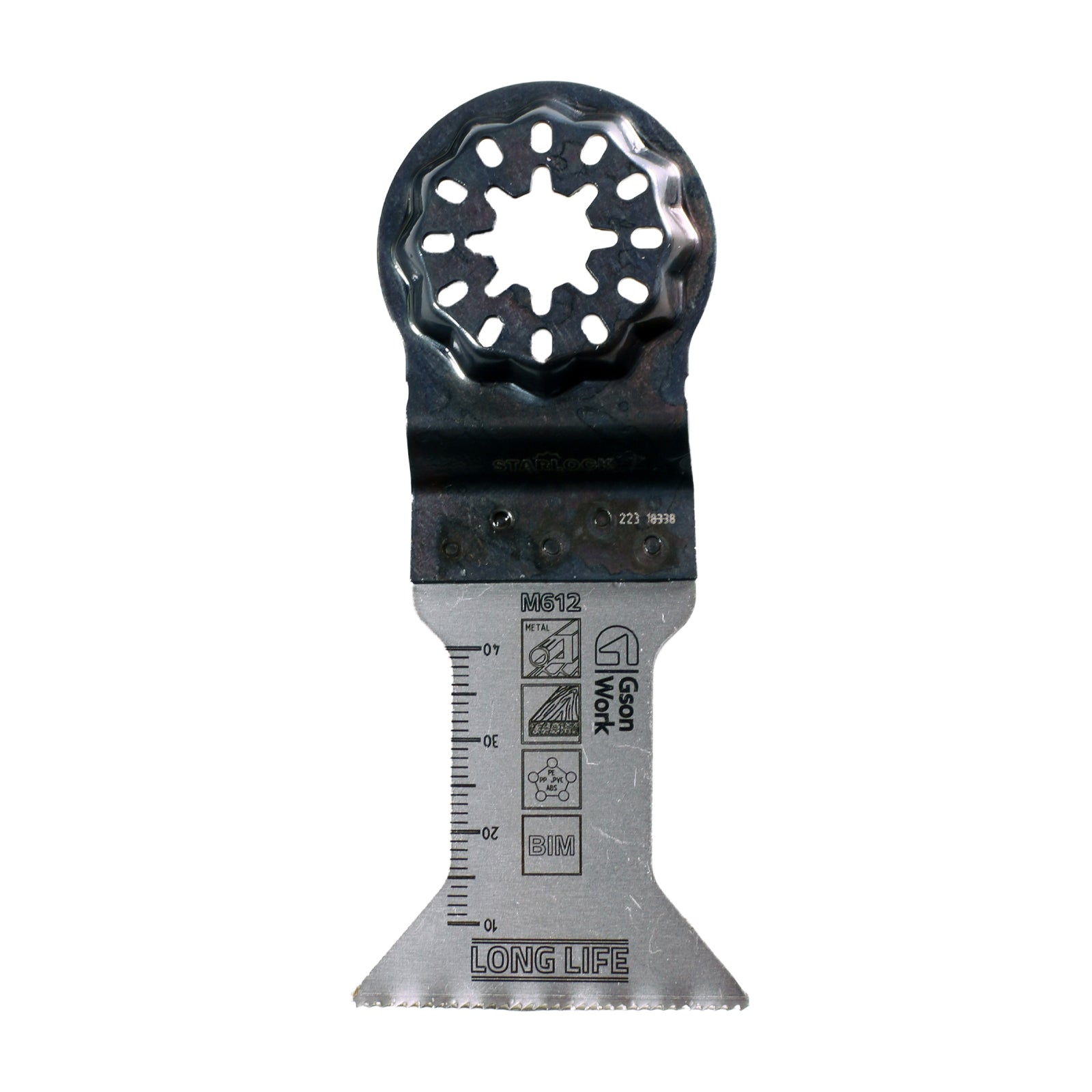 Multisågblad Starlock bi-metall vågig universaltandning 44 × 47 mm