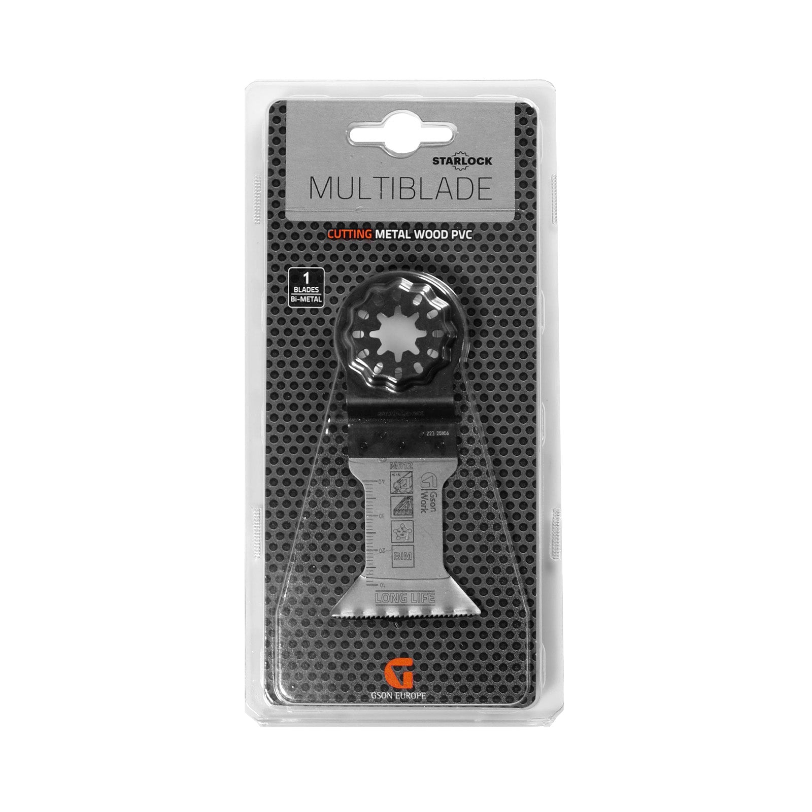 Multisågblad Starlock bi-metall vågig universaltandning 44 × 47 mm, 1 st | GSON