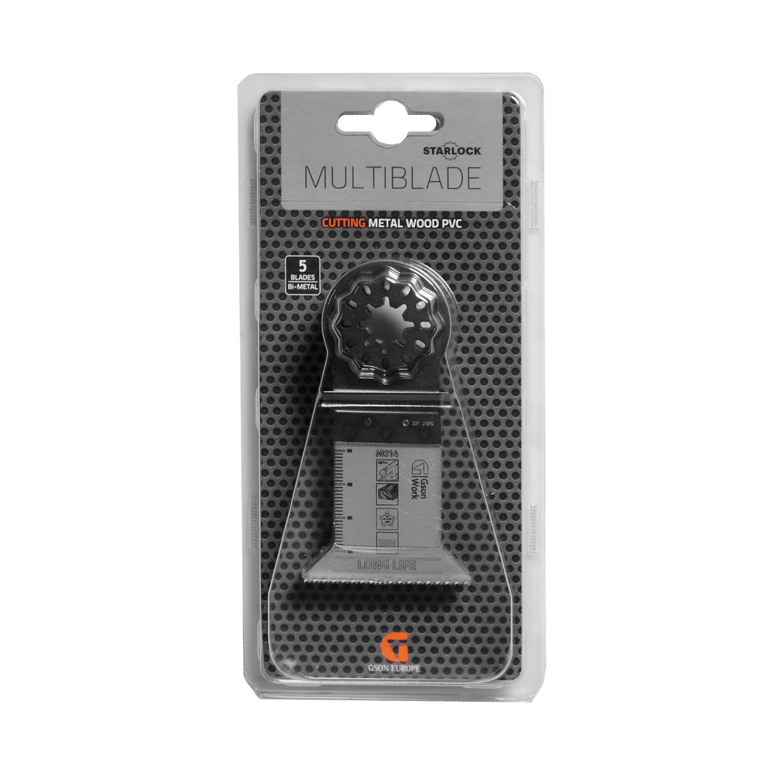 Multisågblad Starlock bi-metall skränkt tandning 50 × 42 mm, 5 st | GSON