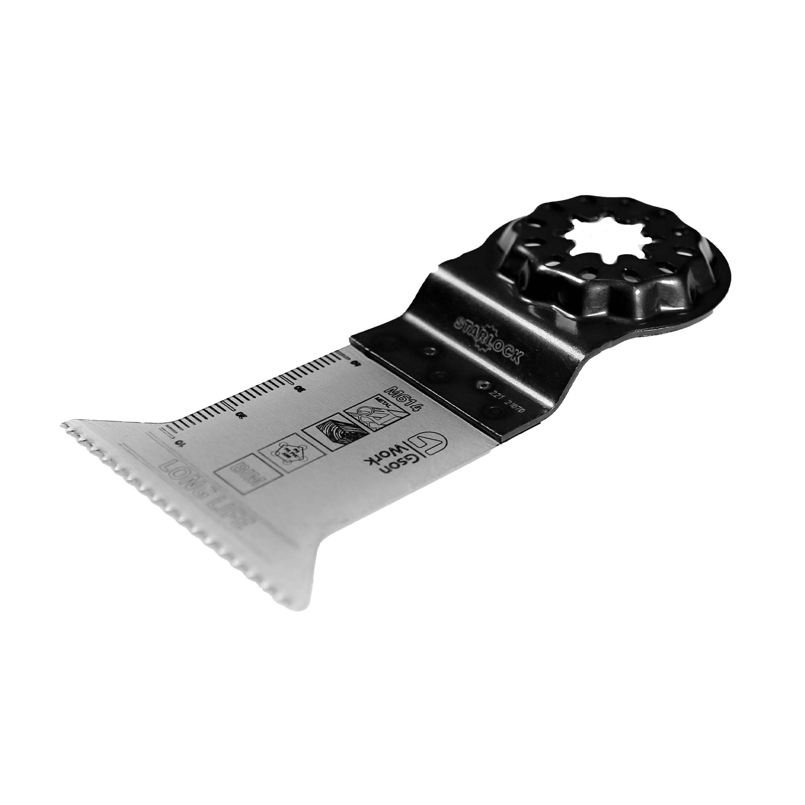 Multisågblad Starlock bi-metall skränkt tandning 50 × 42 mm