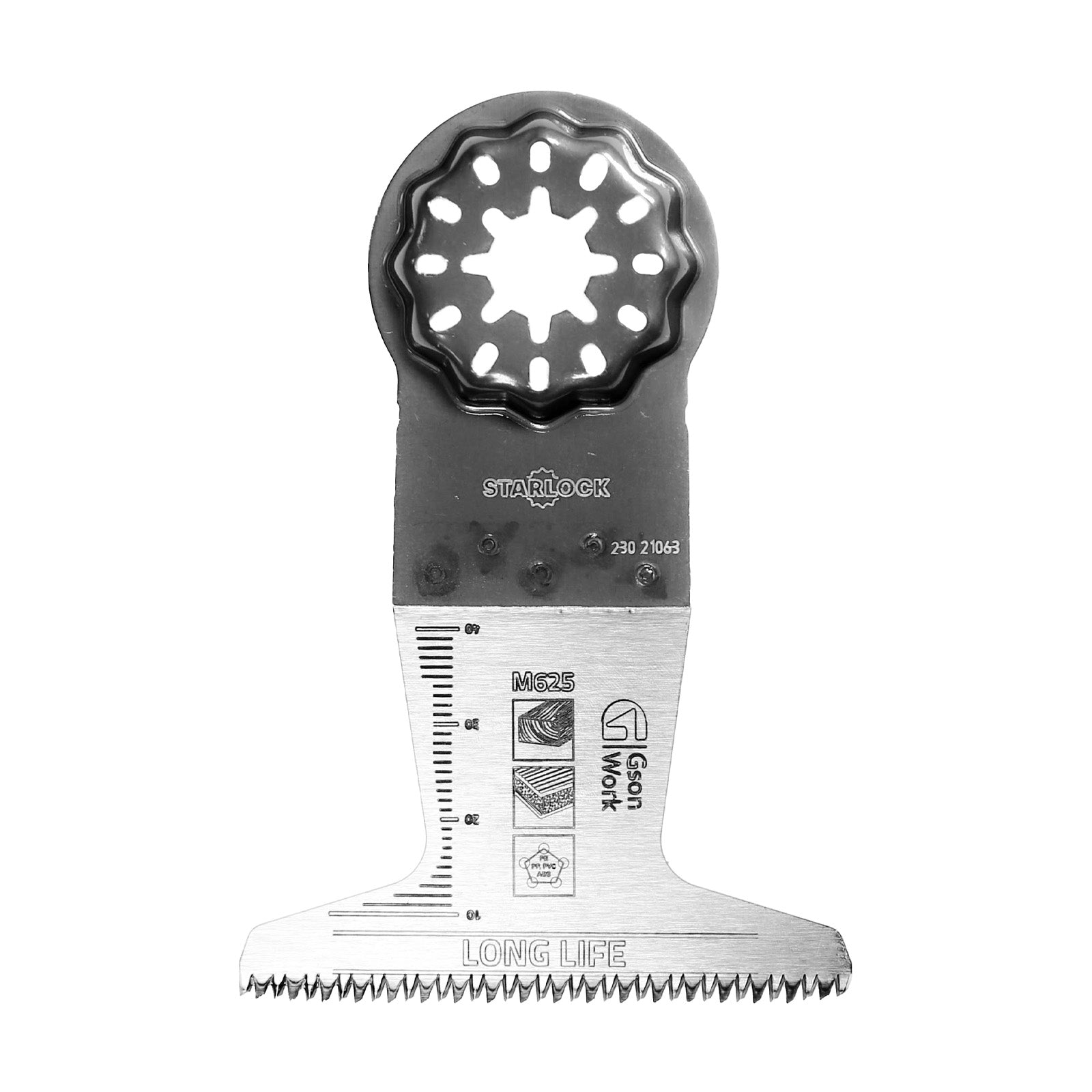 Multisågblad Starlock trä Japantandning 65 × 42 mm