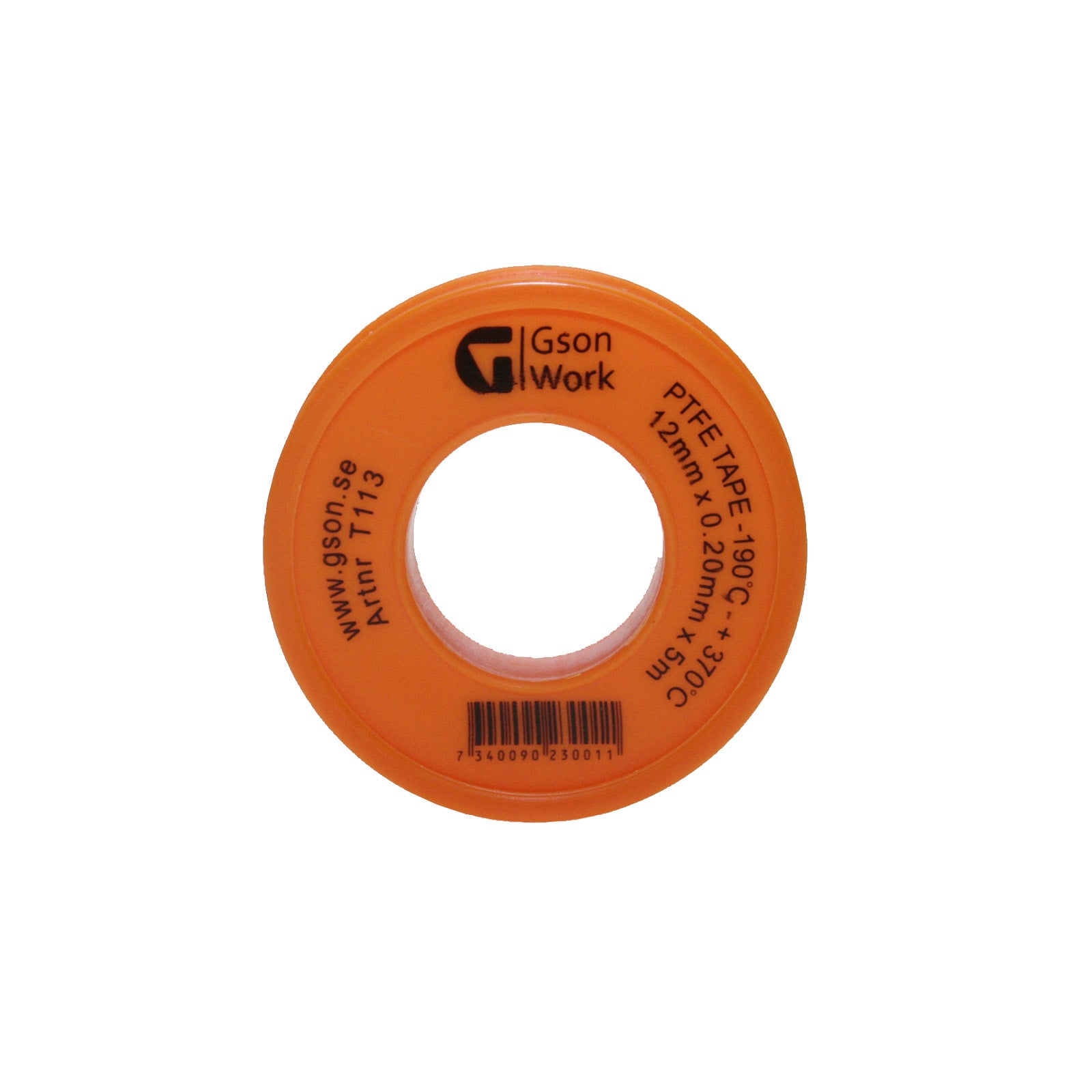 PTFE-tejp 19 mm x 0,20 mm x 5 m | GSON