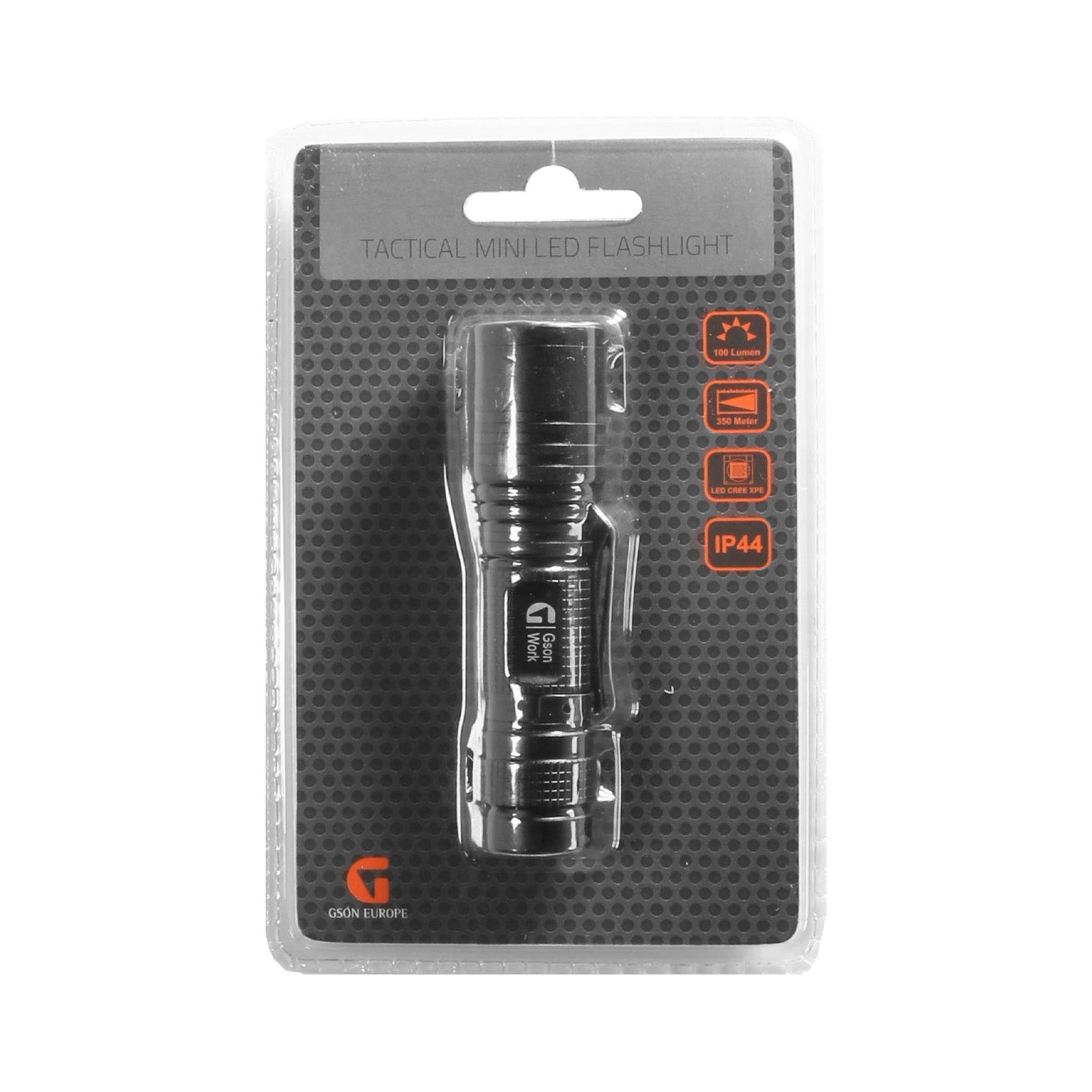 Taktisk Mini LED Ficklampa 100 lumen | GSON