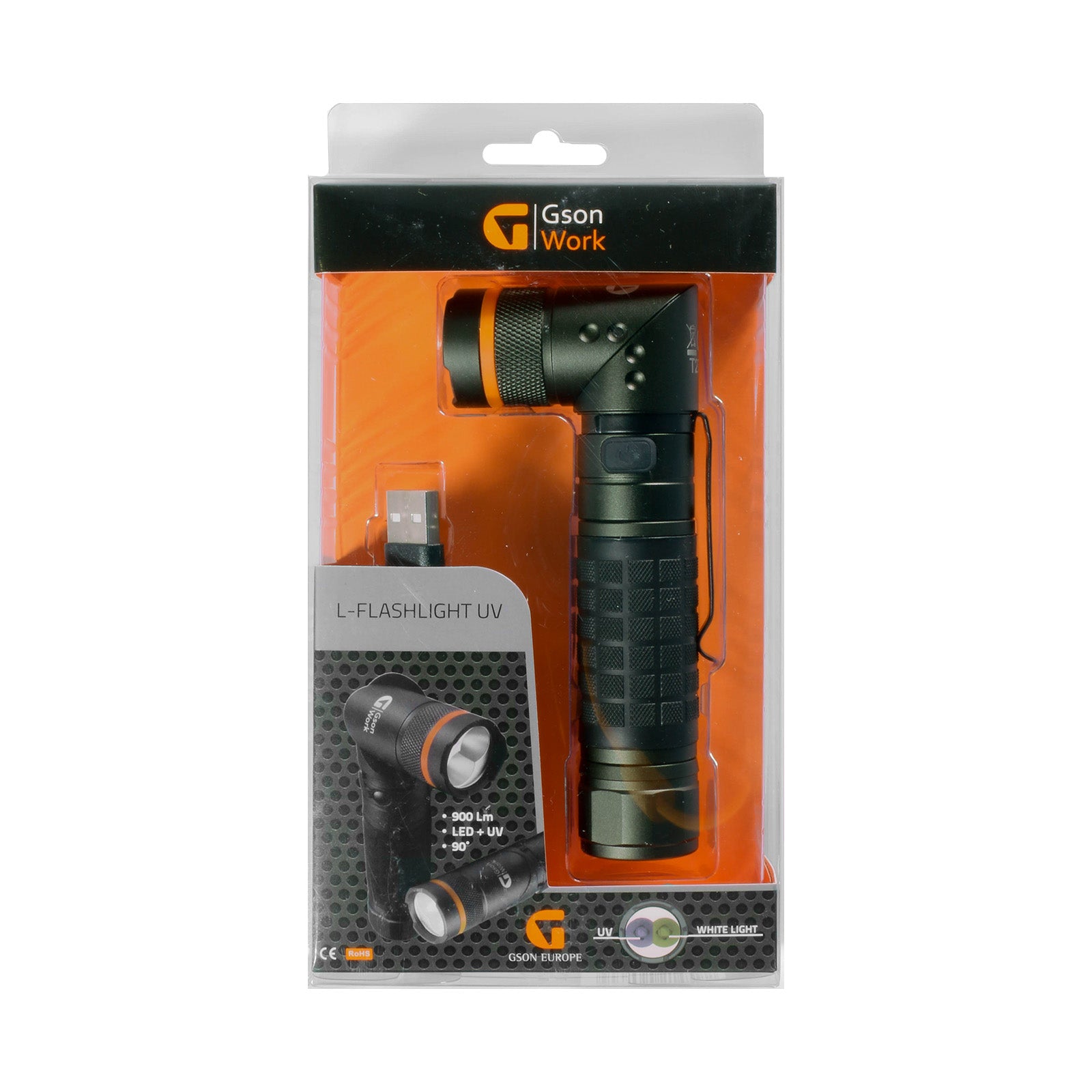 L-Ficklampa UV 900 lumen | GSON