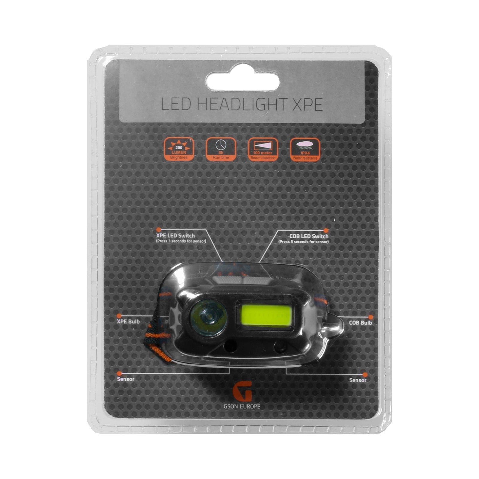 LED Pannlampa XPE 200 lumen | GSON