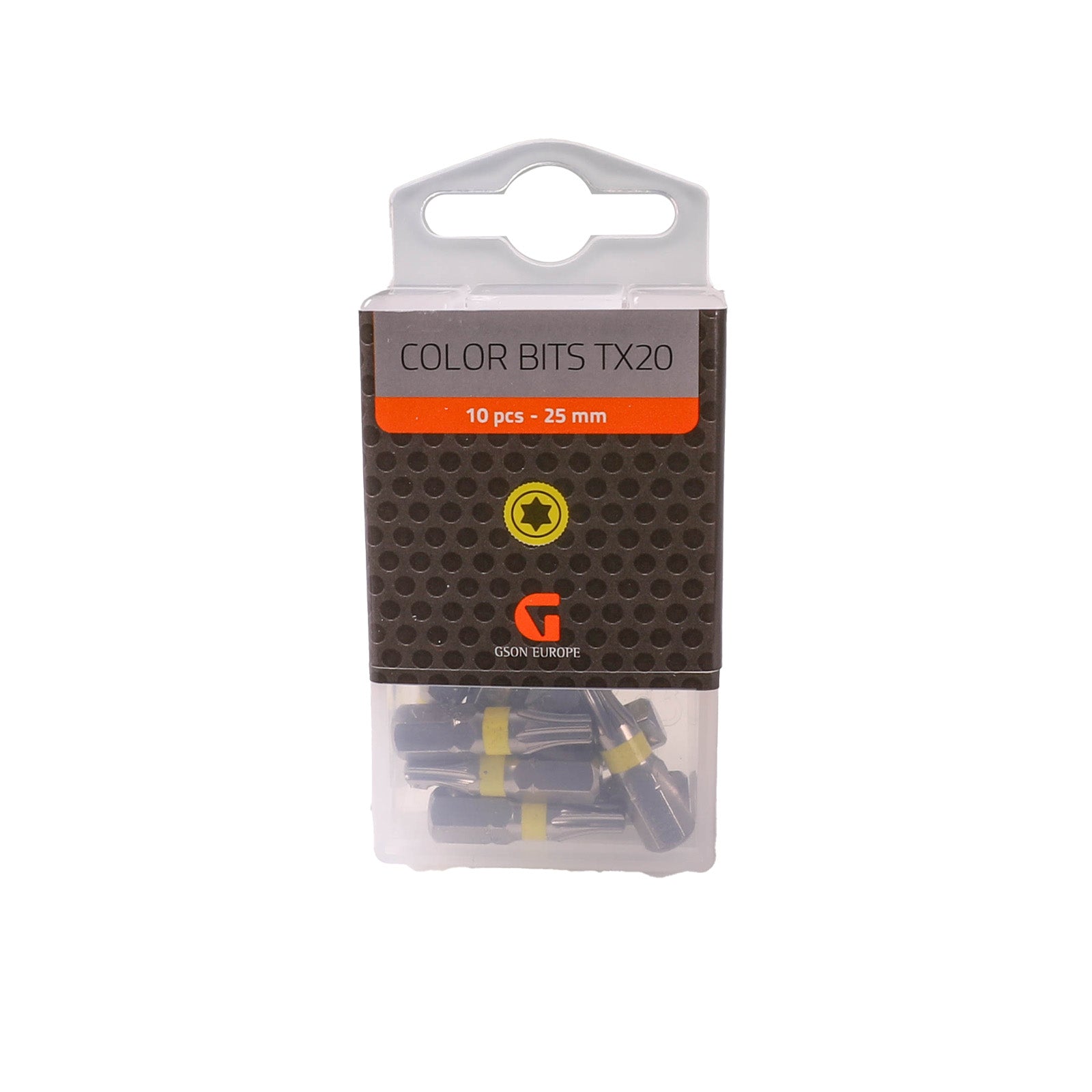 Färgkodade Torxbits T20 25 mm 10 st/frp | GSON